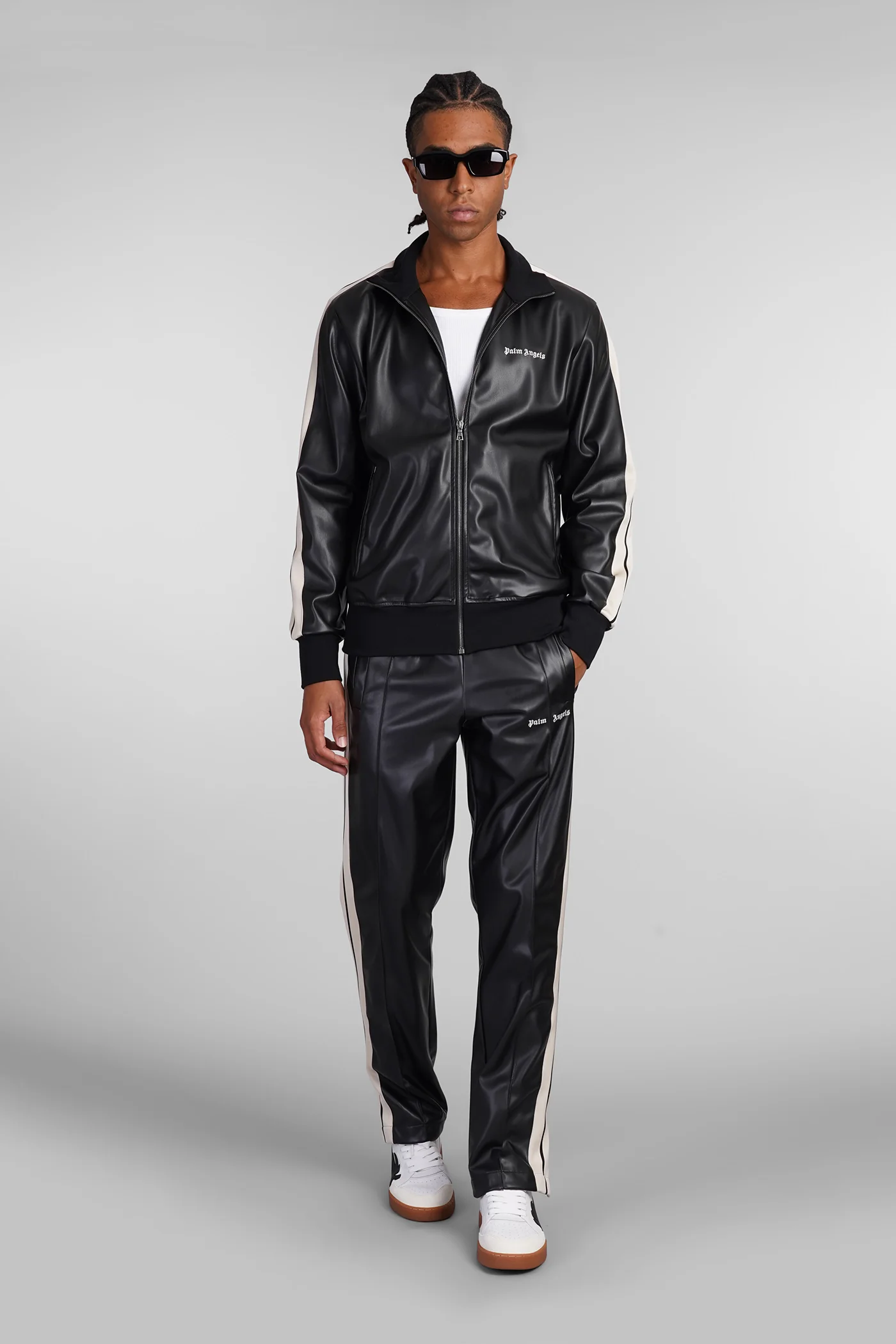 Pants in black polyester - Image 2