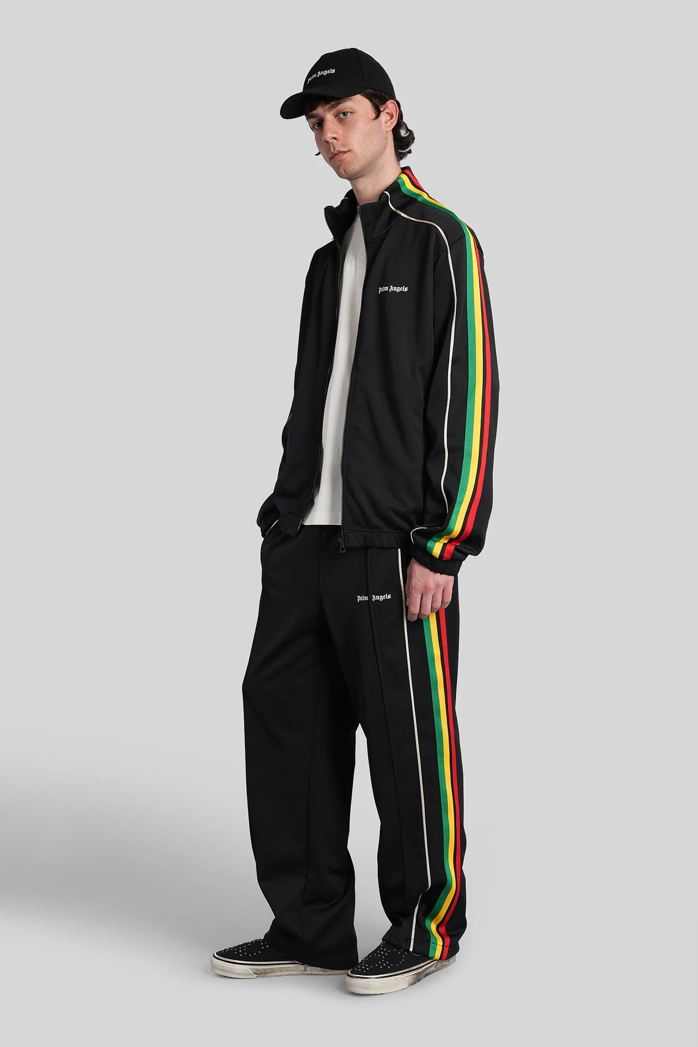 Pants in black polyester - Image 2