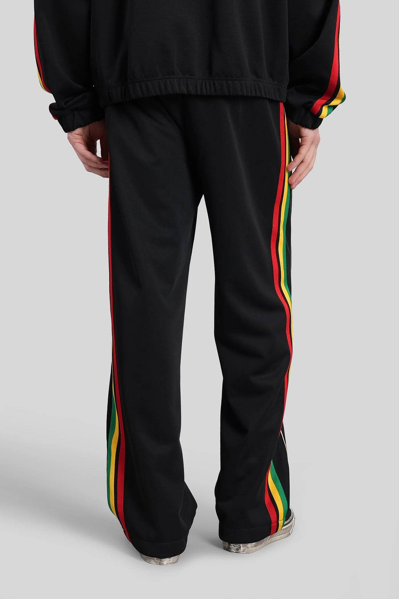 Pants in black polyester - Image 3