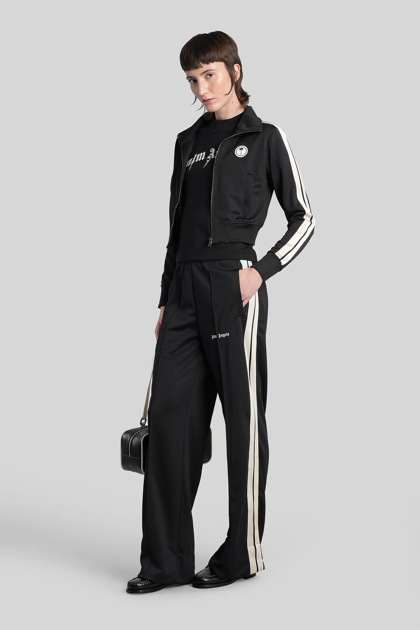 Pants in black polyester - Image 2