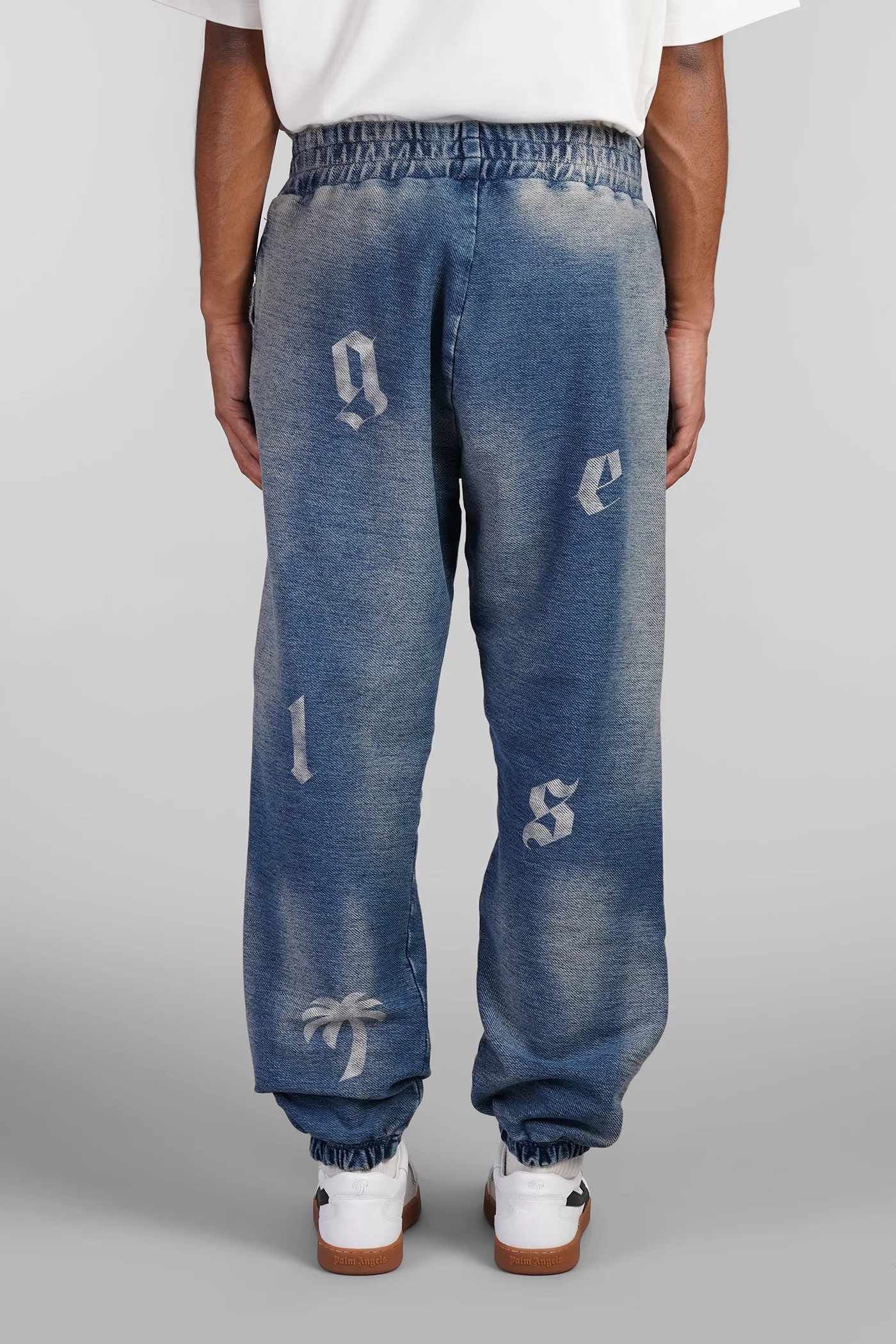 Pants in blue cotton - Image 3