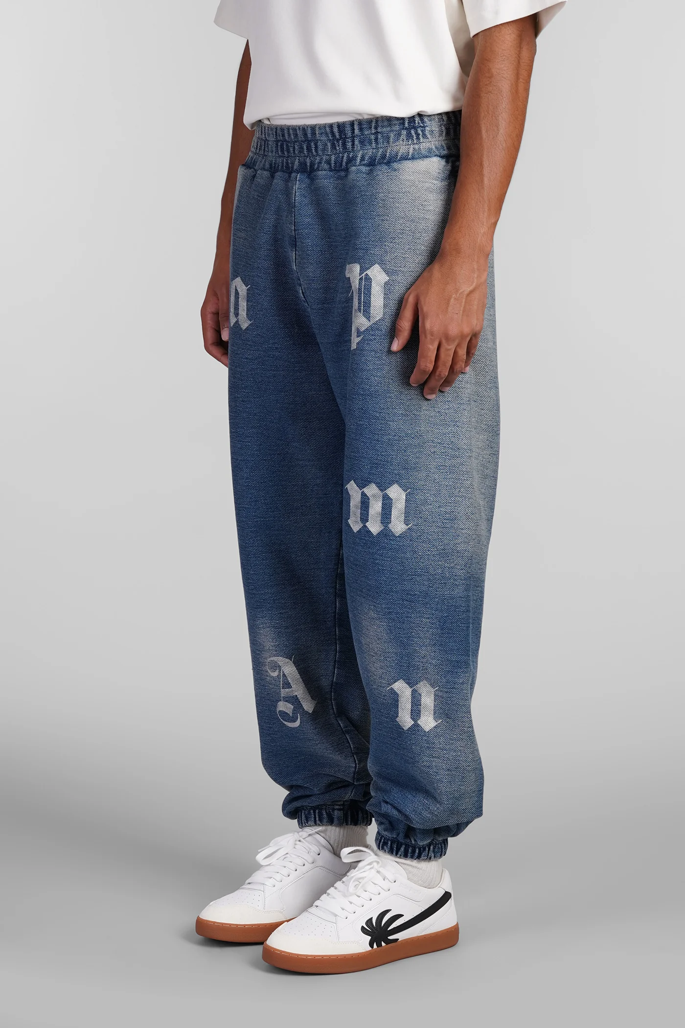 Pants in blue cotton - Image 4