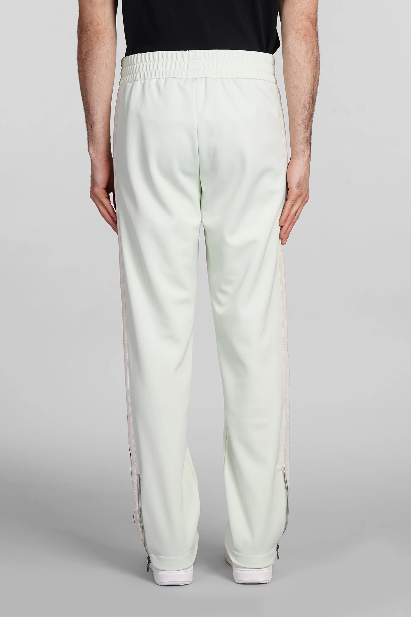 Pants in green polyester - Image 3