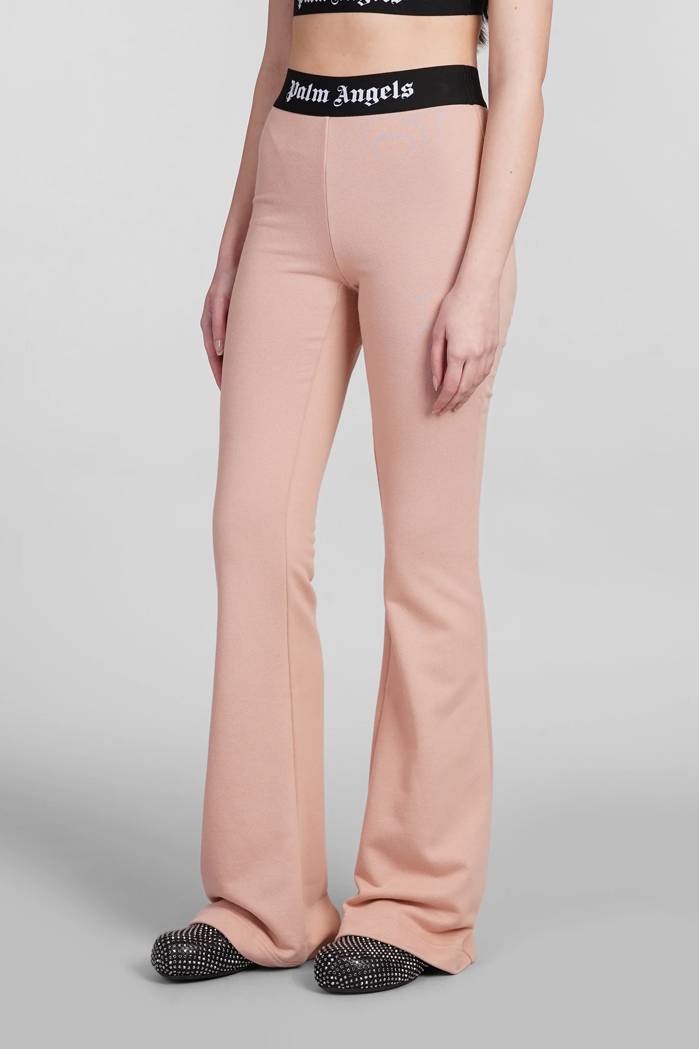 Pants in rose-pink cotton - Image 4
