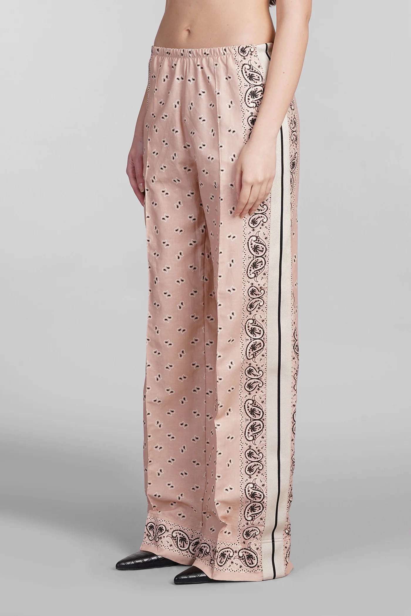 Pants in rose-pink linen - Image 4