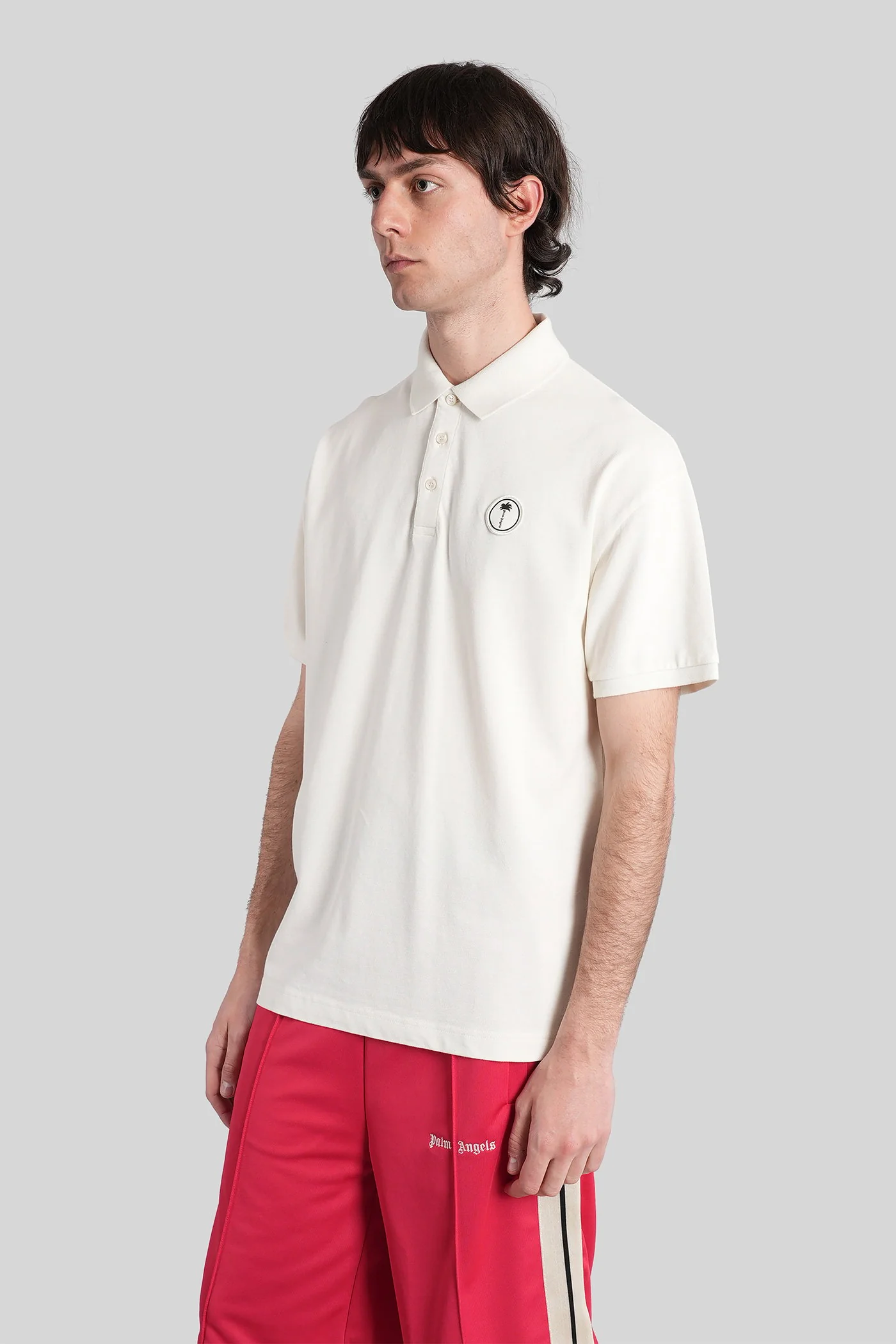 Polo in beige cotton - Image 4