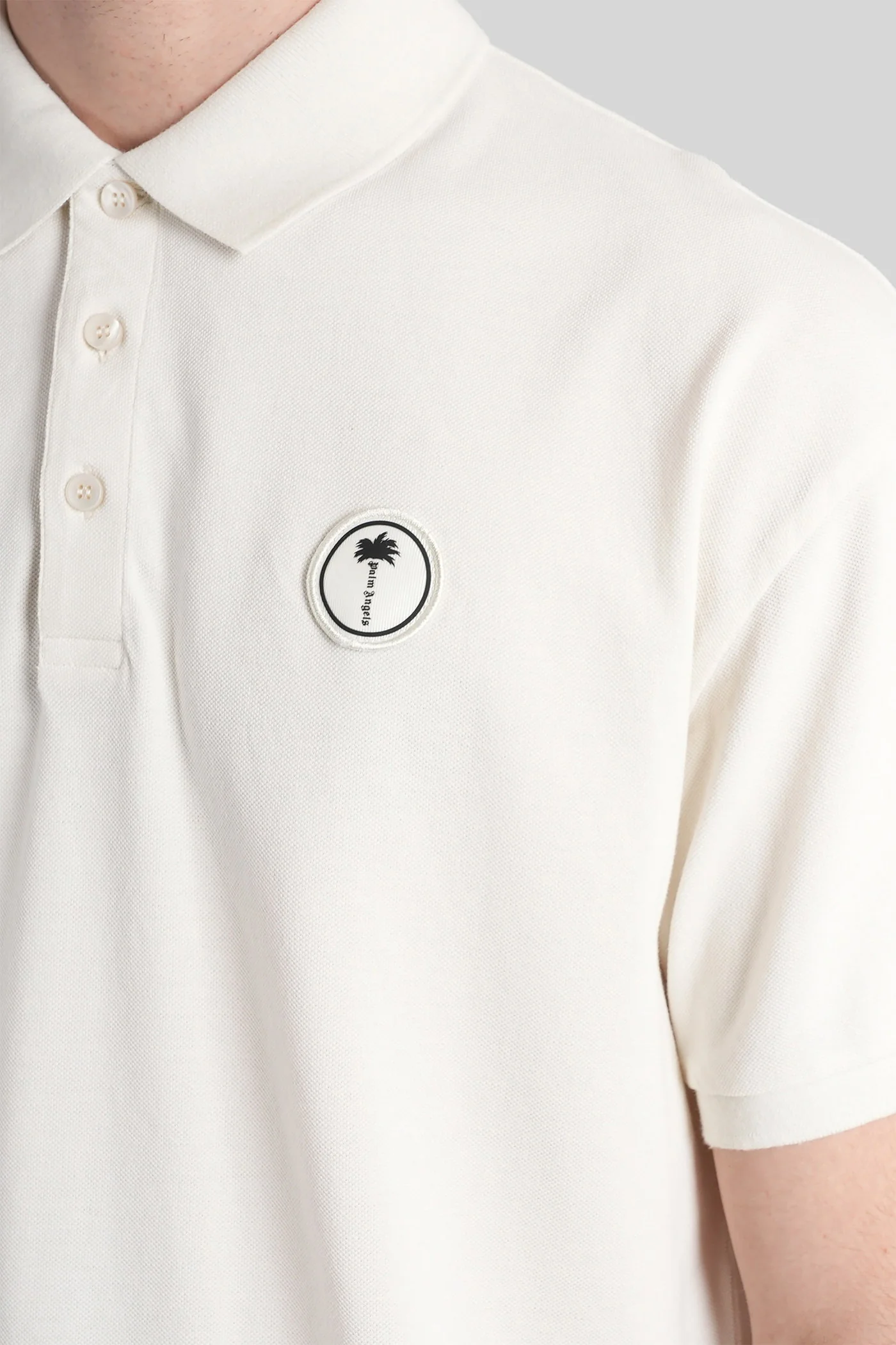 Polo in beige cotton - Image 5