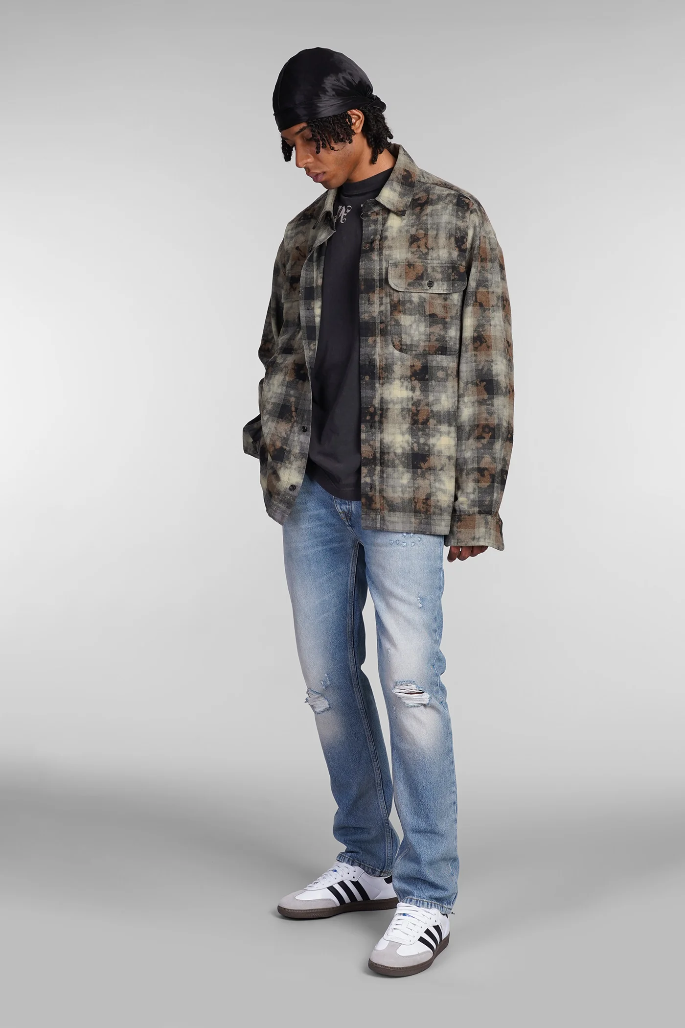 Shirt in green cotton - Image 2