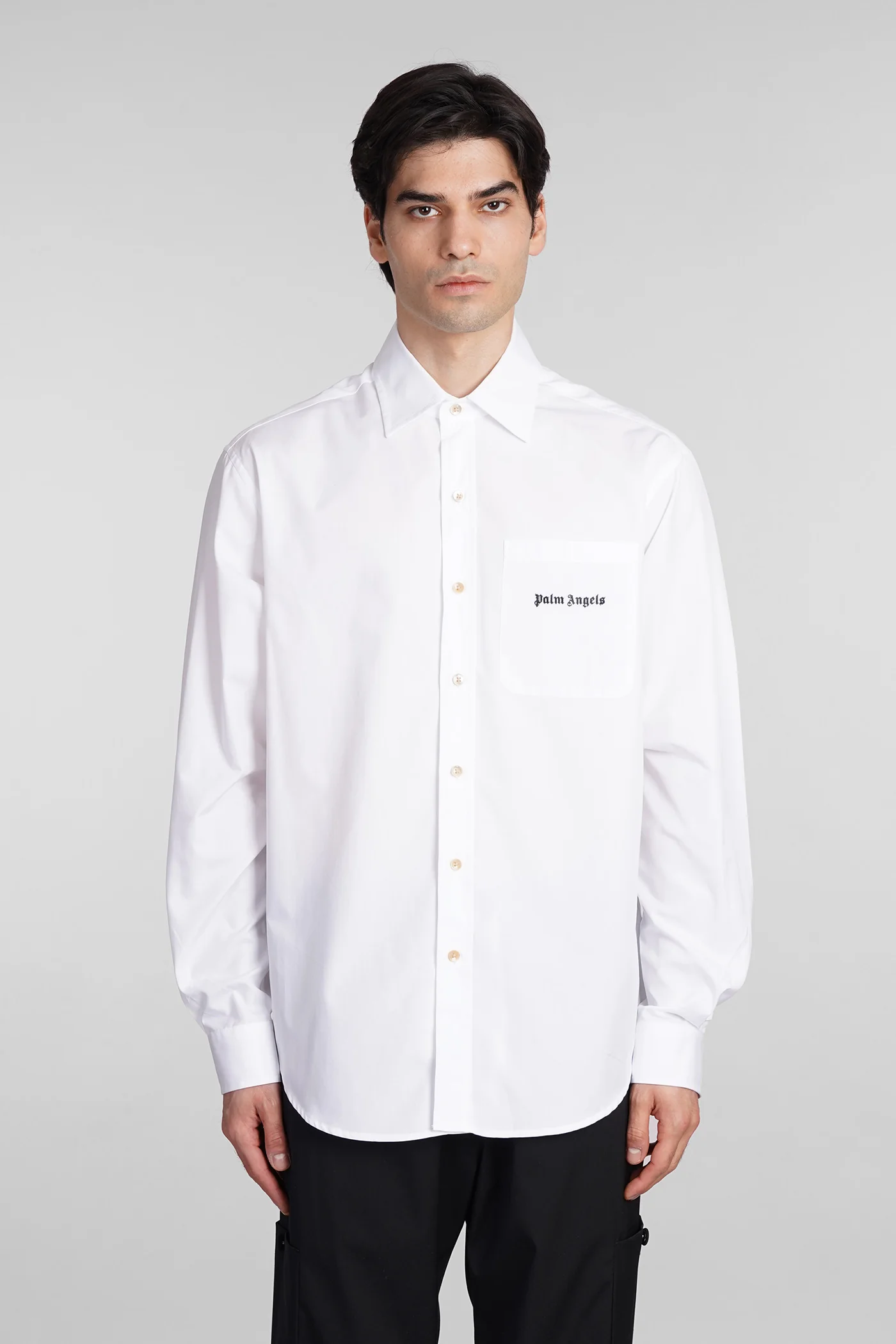 Shirt in white cotton