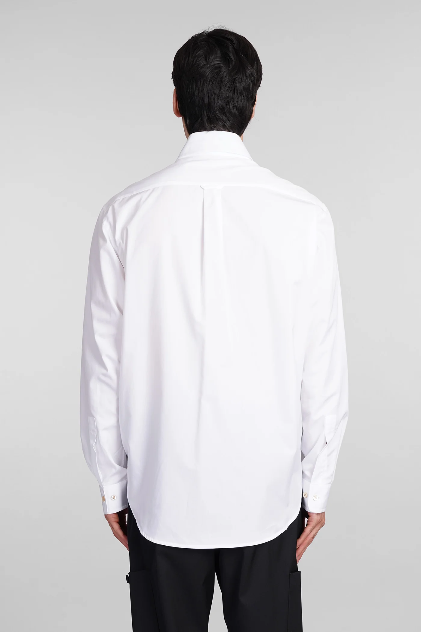 Shirt in white cotton - Image 3