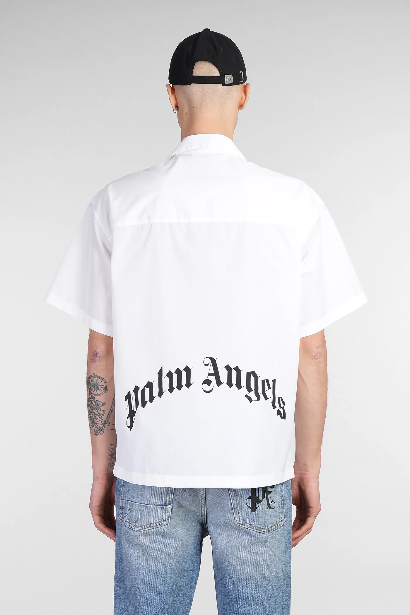 Shirt in white cotton - Image 3