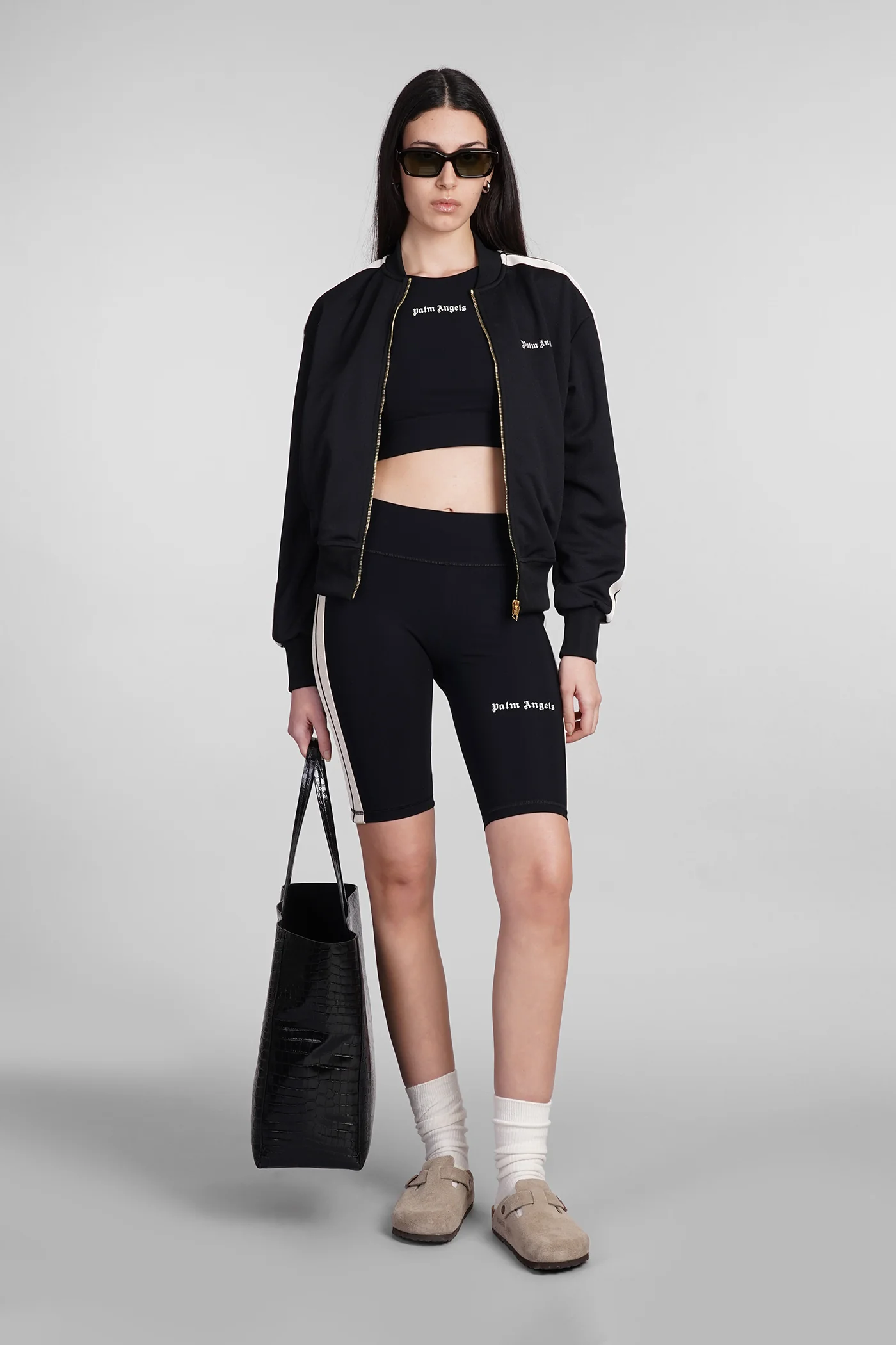 Shorts in black polyamide - Image 2