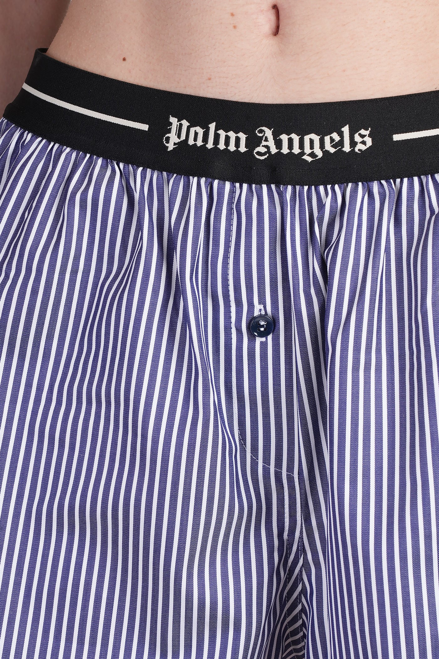 Shorts in blue cotton - Image 5