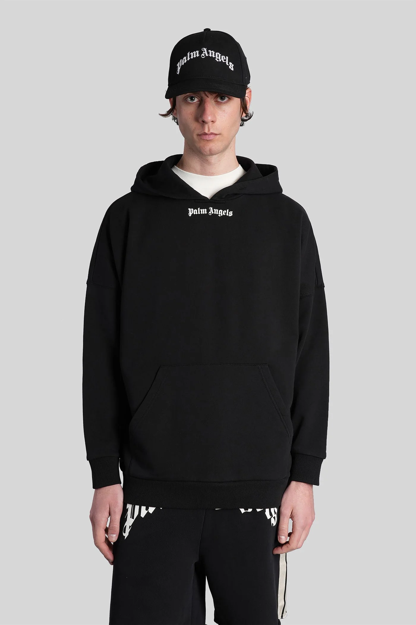 Sweatshirt in black cotton