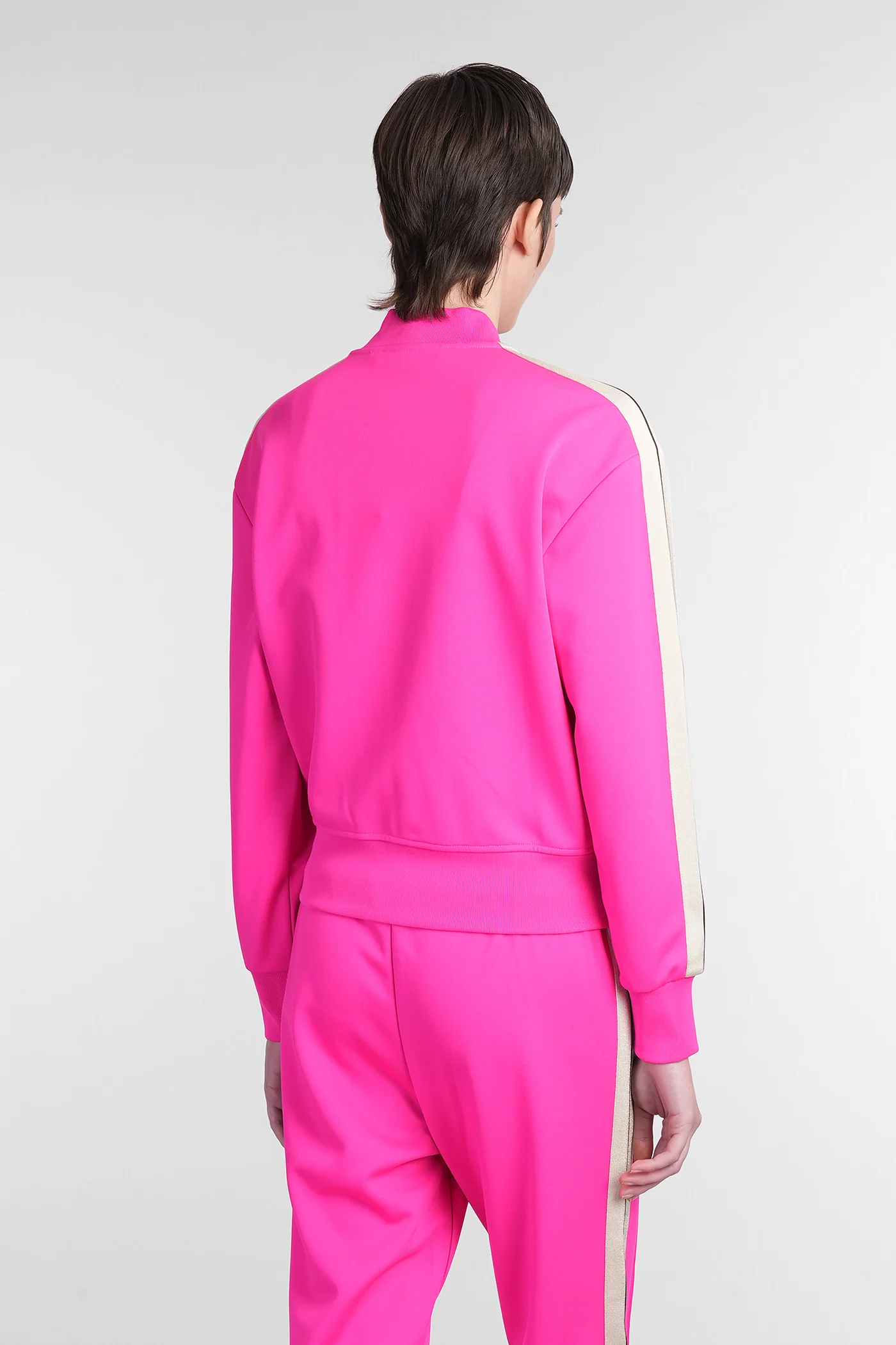 Sweatshirt in fuxia polyester - Image 2