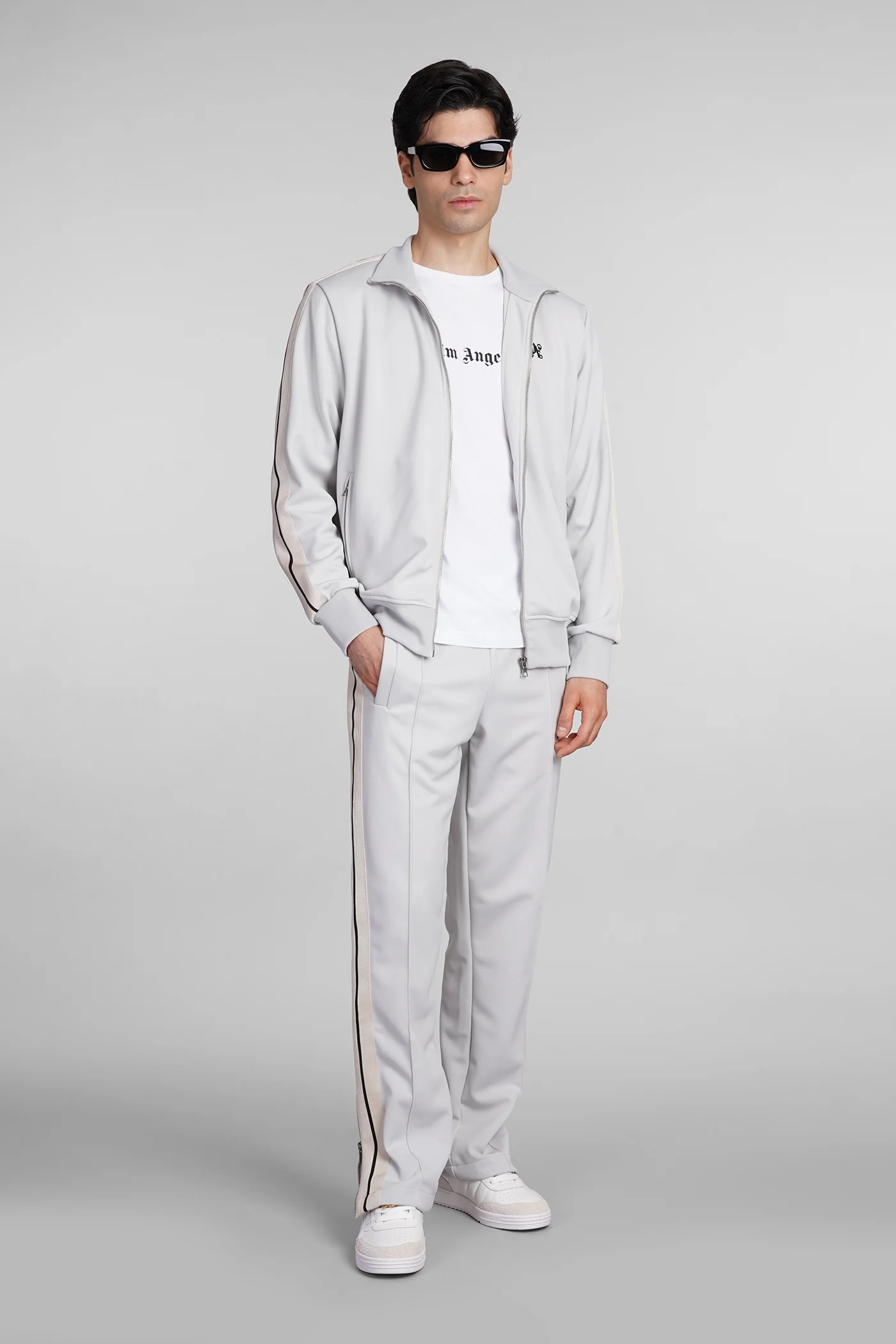 Sweatshirt in grey polyester - Image 2