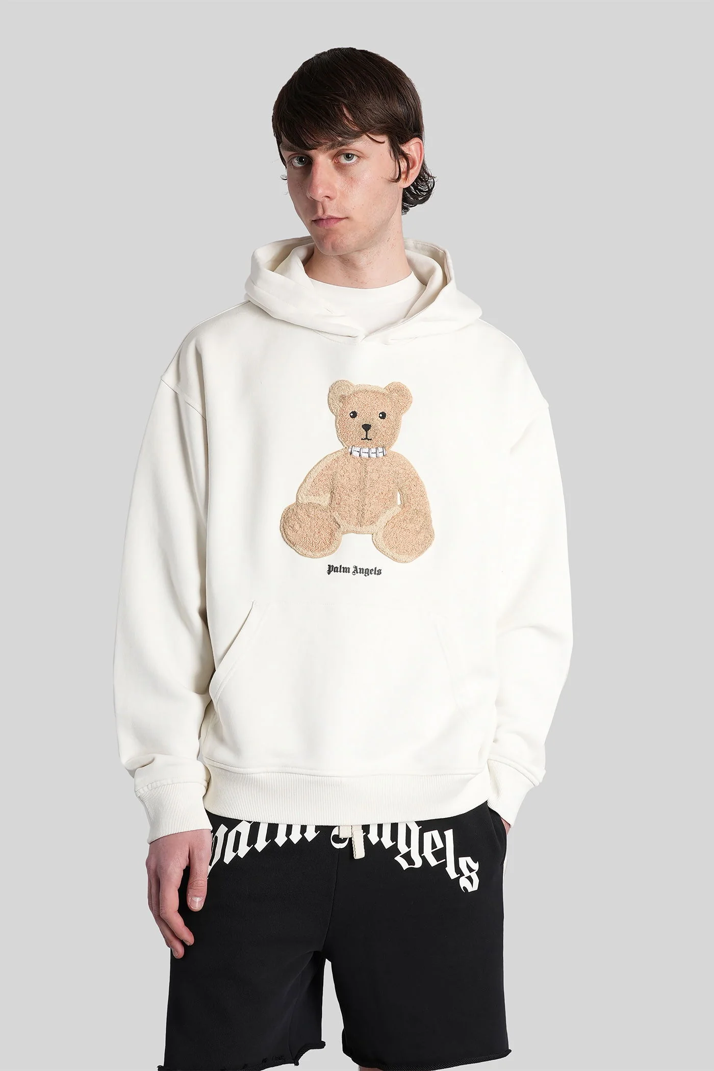 Sweatshirt in white cotton