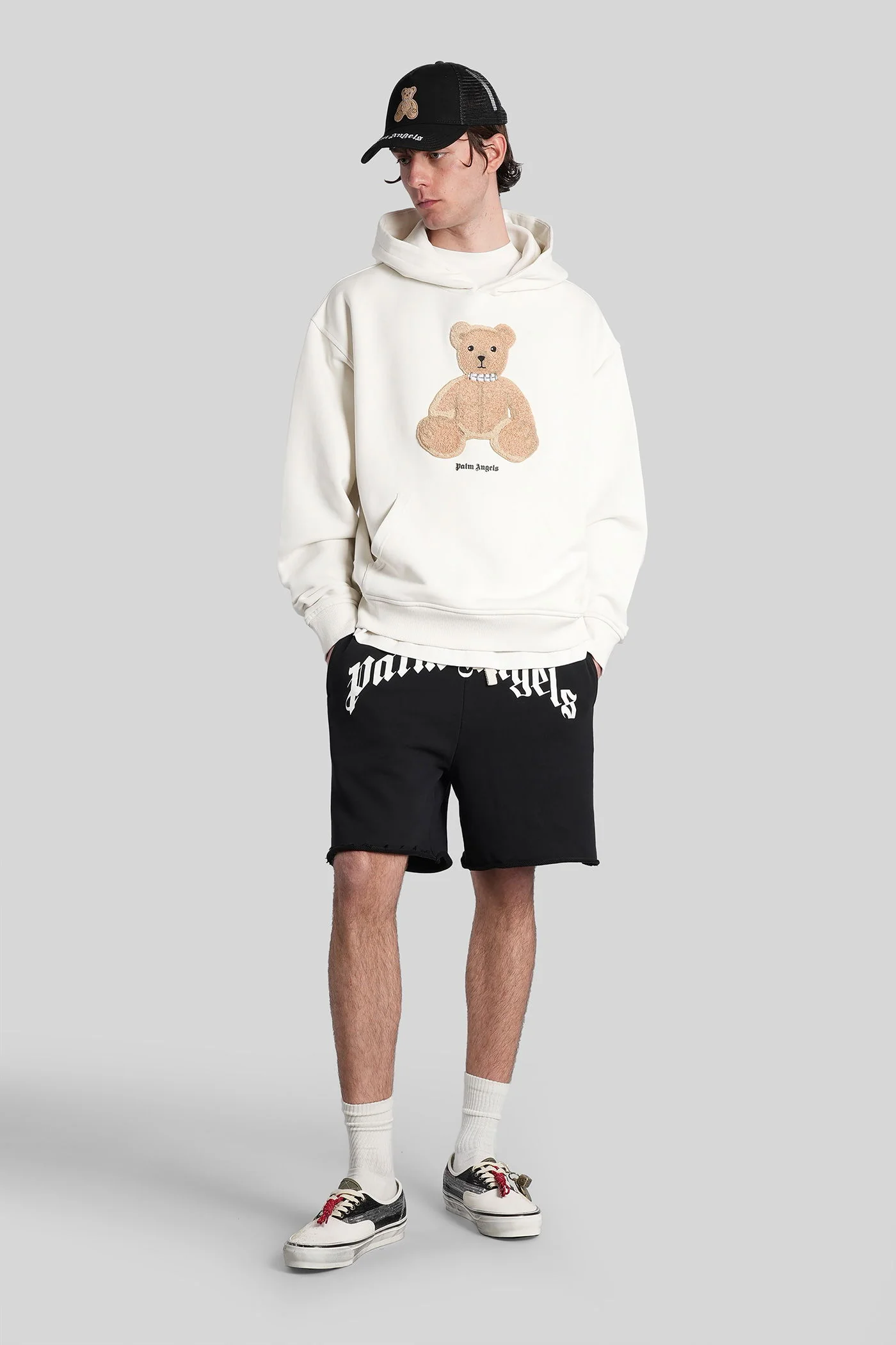 Sweatshirt in white cotton - Image 2