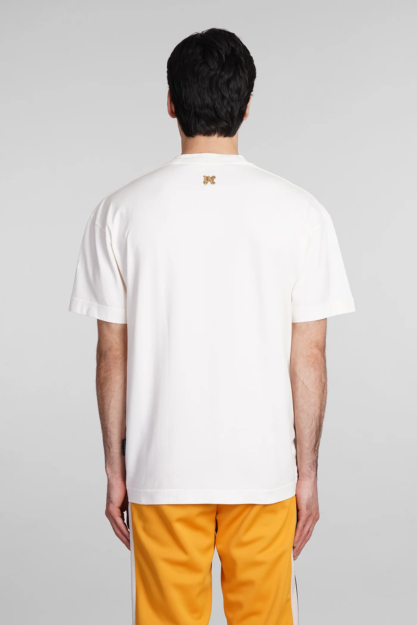 T-Shirt in beige cotton - Image 3