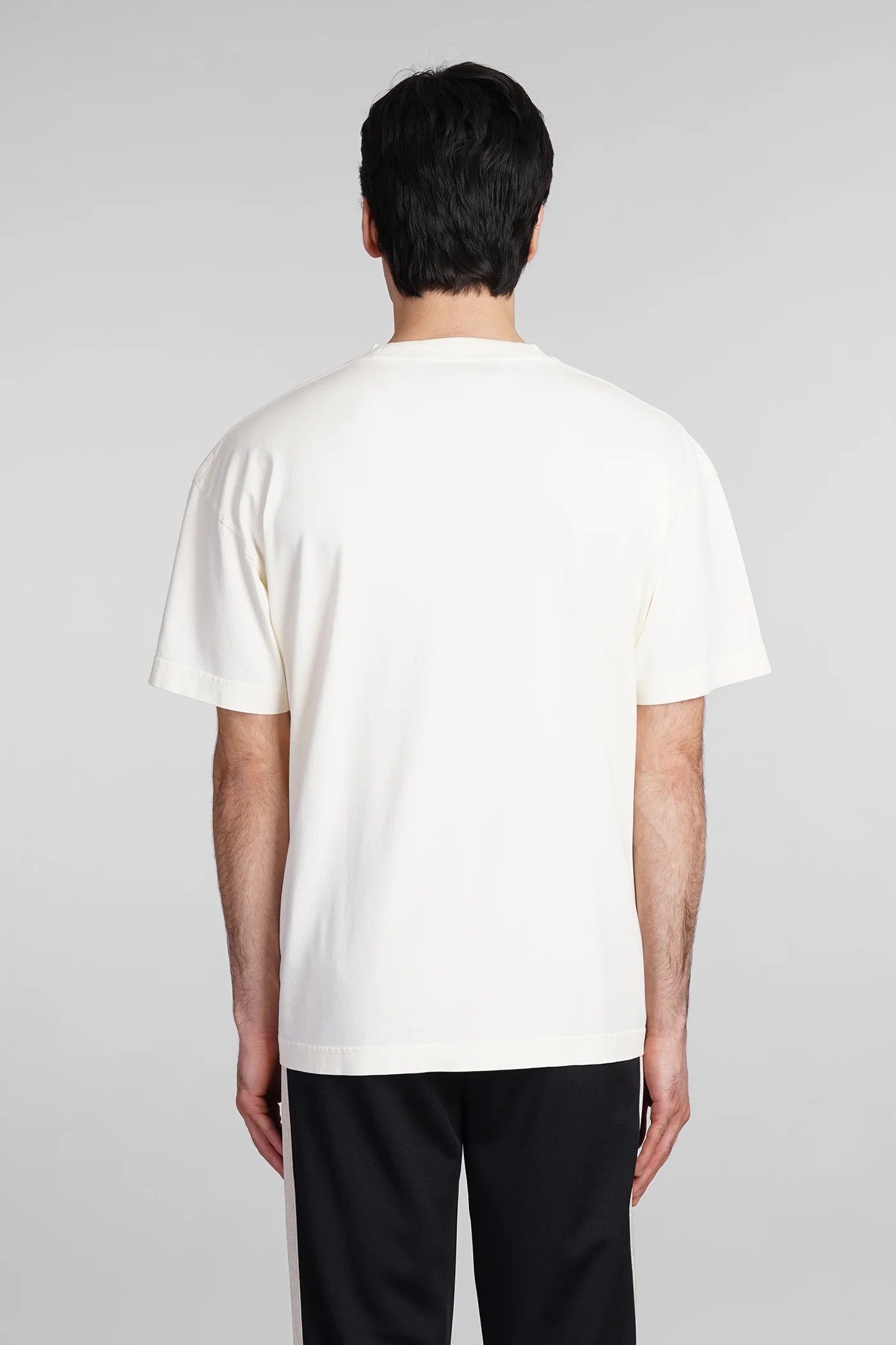 T-Shirt in beige cotton - Image 3