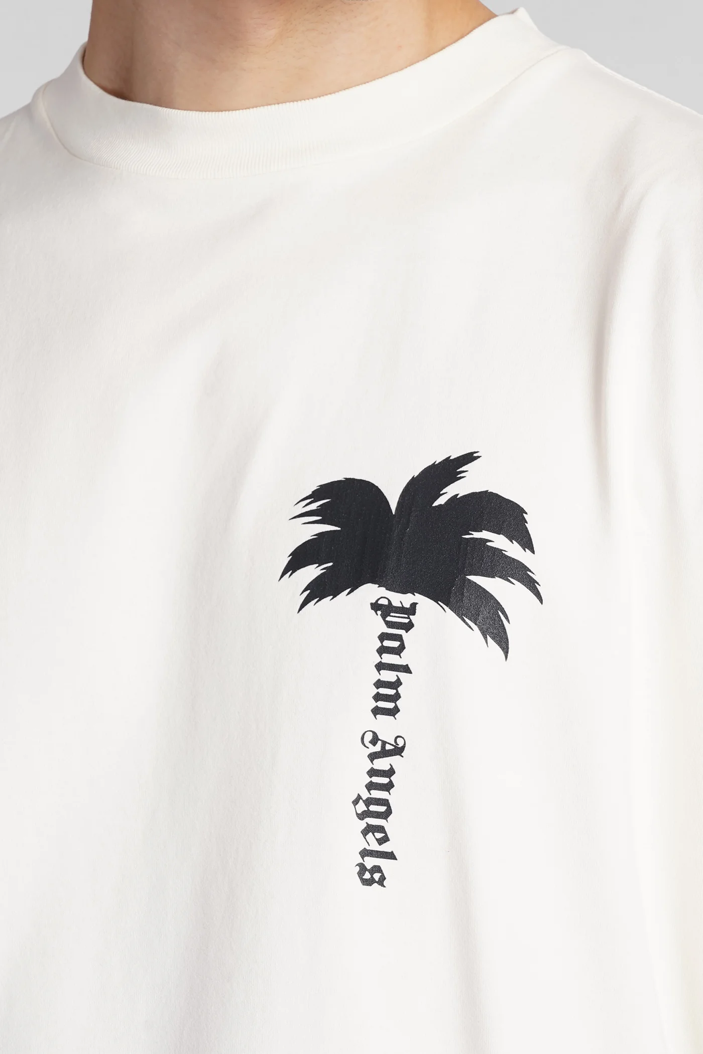 T-Shirt in beige cotton - Image 5