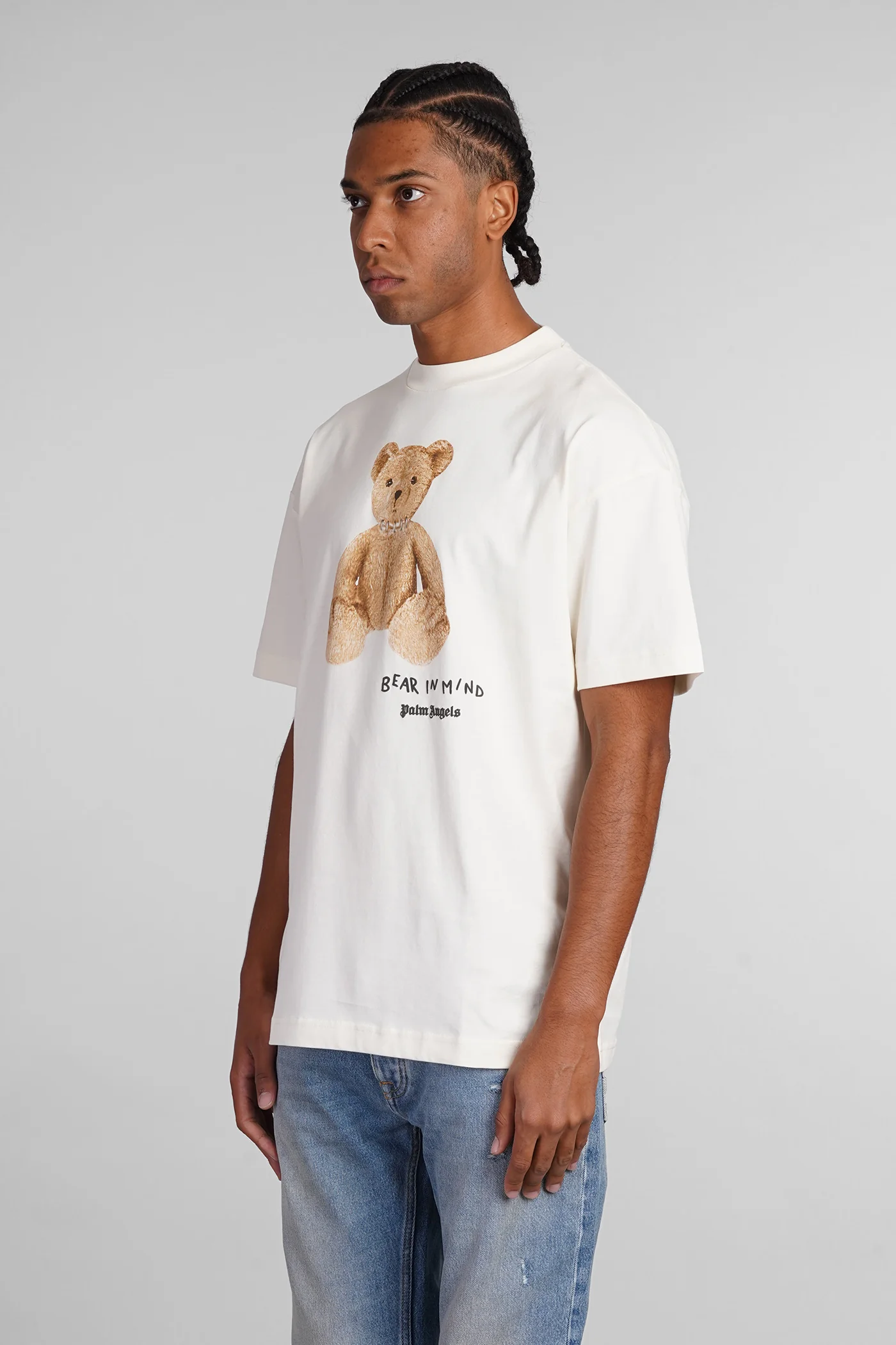 T-Shirt in beige cotton - Image 4