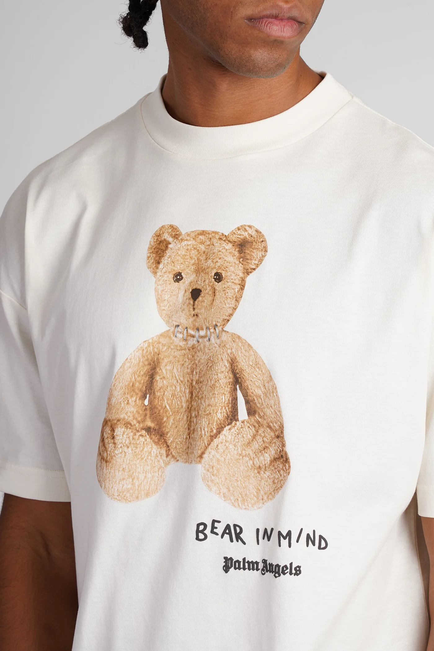 T-Shirt in beige cotton - Image 5