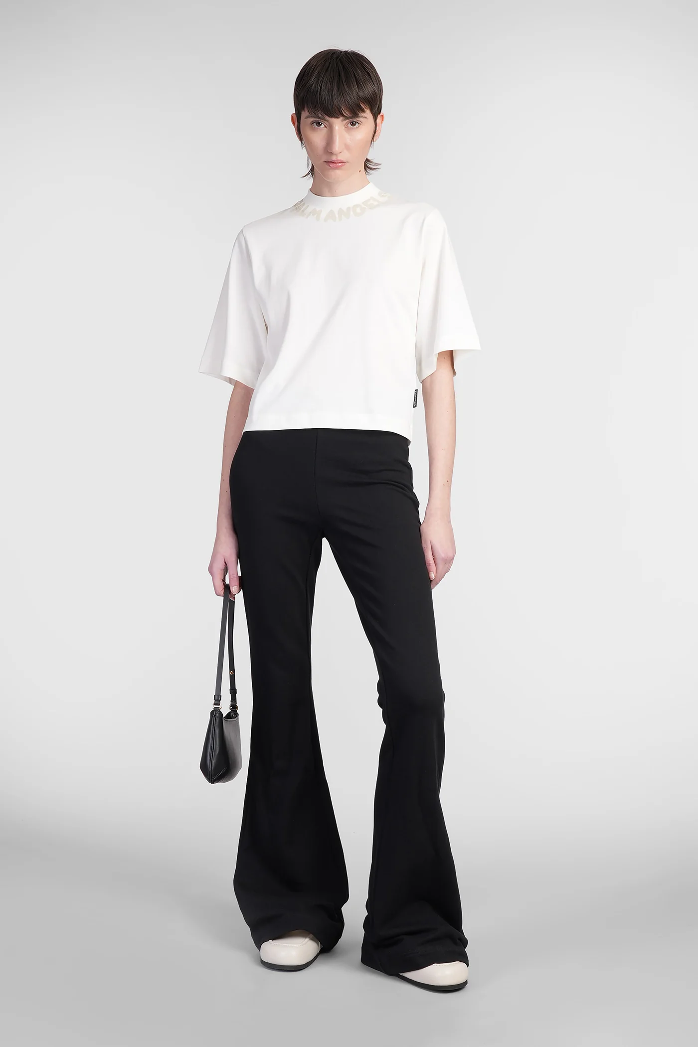 T-Shirt in beige cotton - Image 2