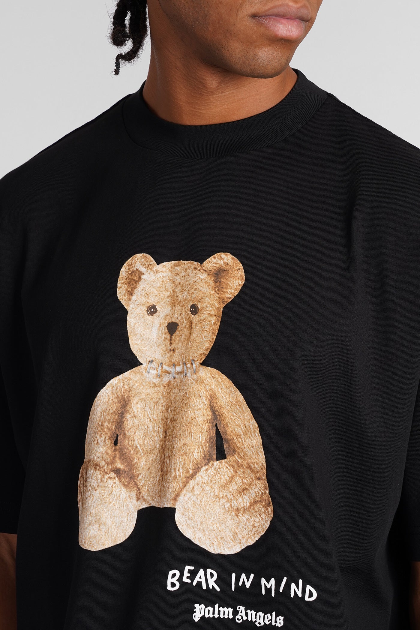 T-Shirt in black cotton - Image 5