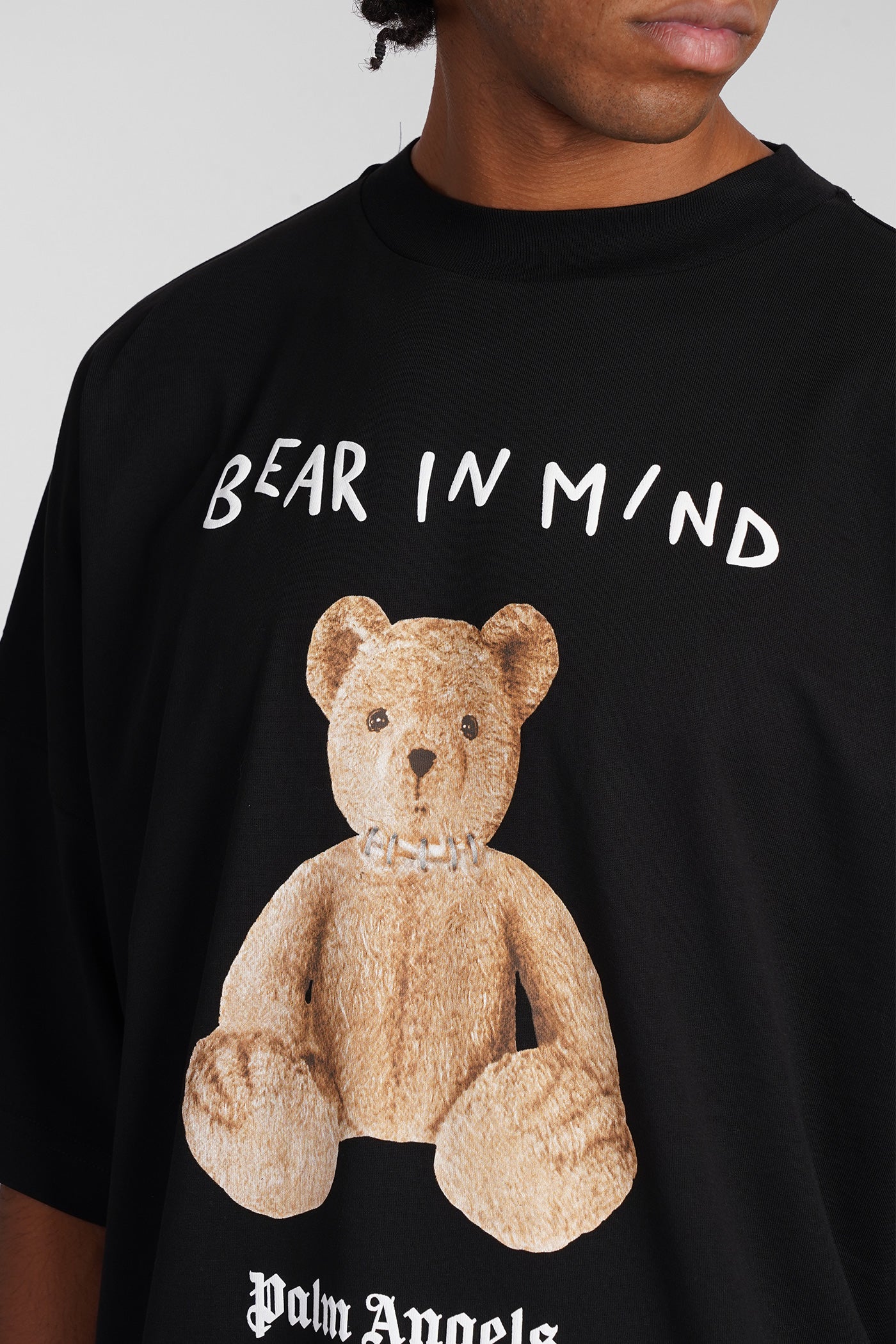T-Shirt in black cotton - Image 5