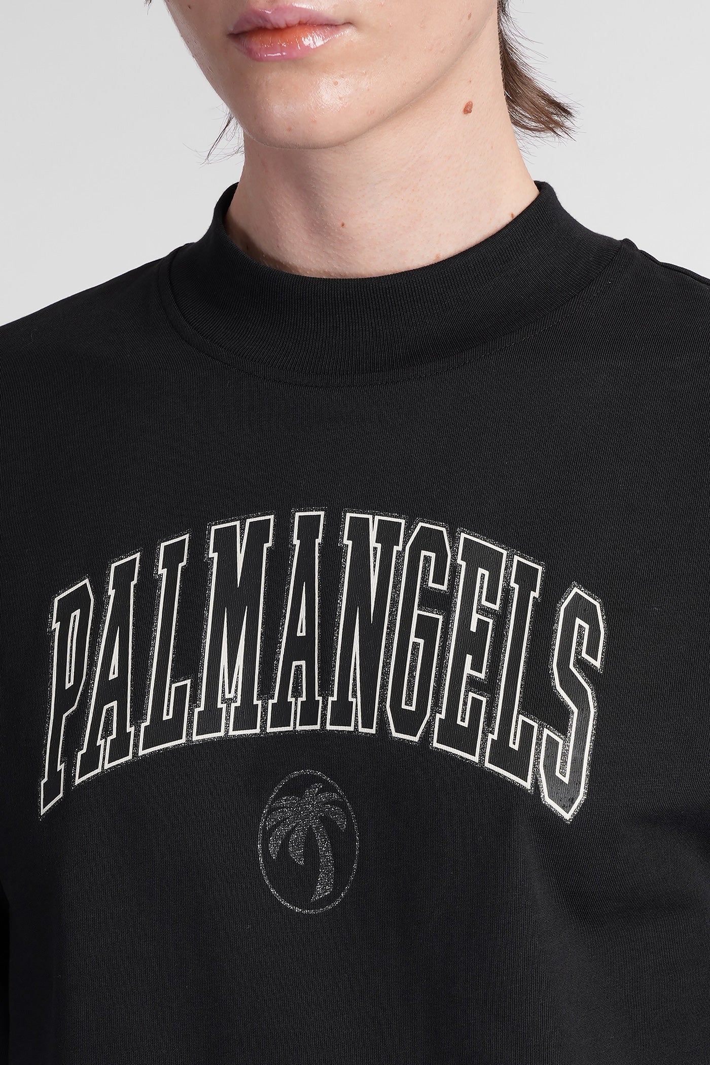 T-Shirt in black cotton - Image 5