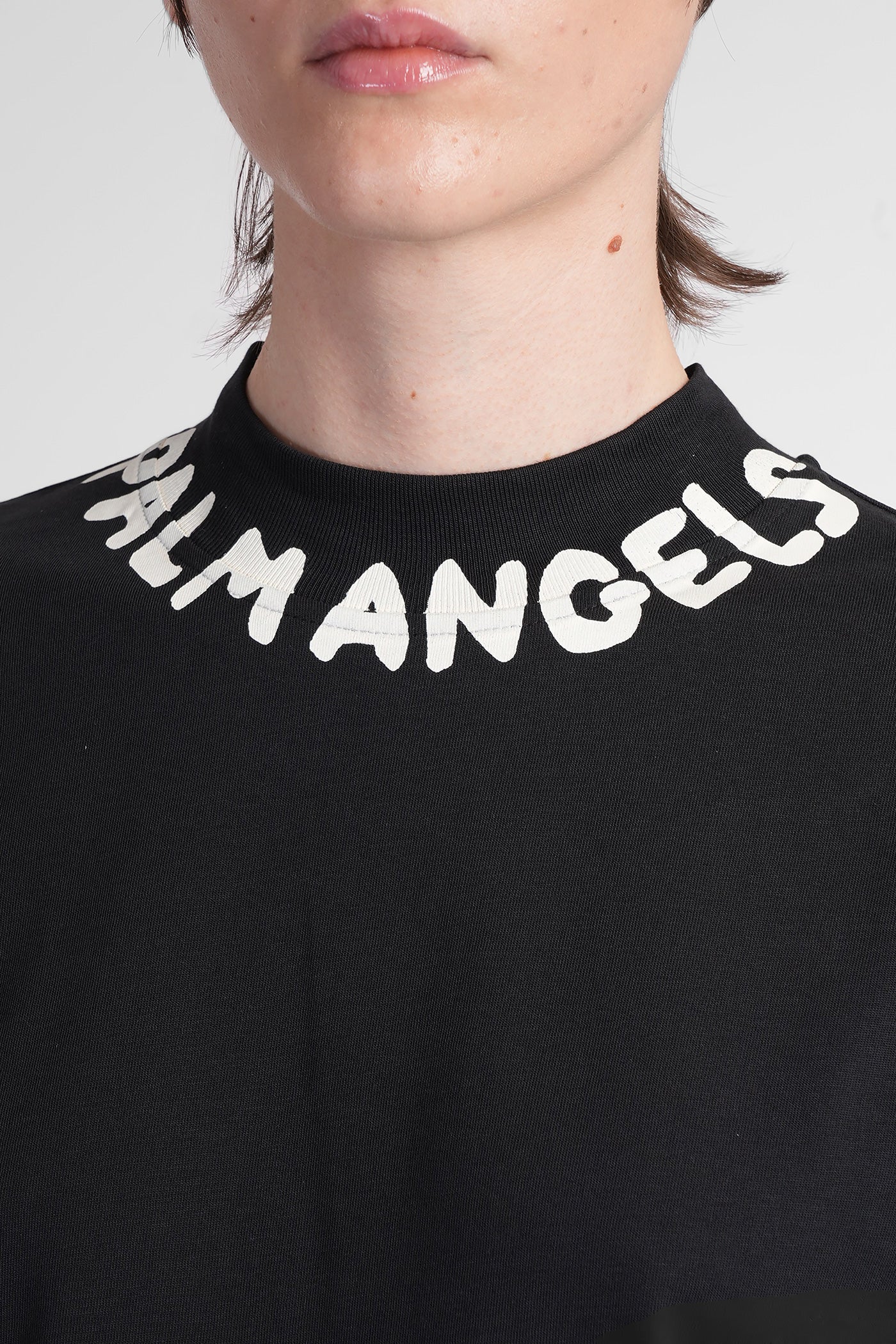 T-Shirt in black cotton - Image 5