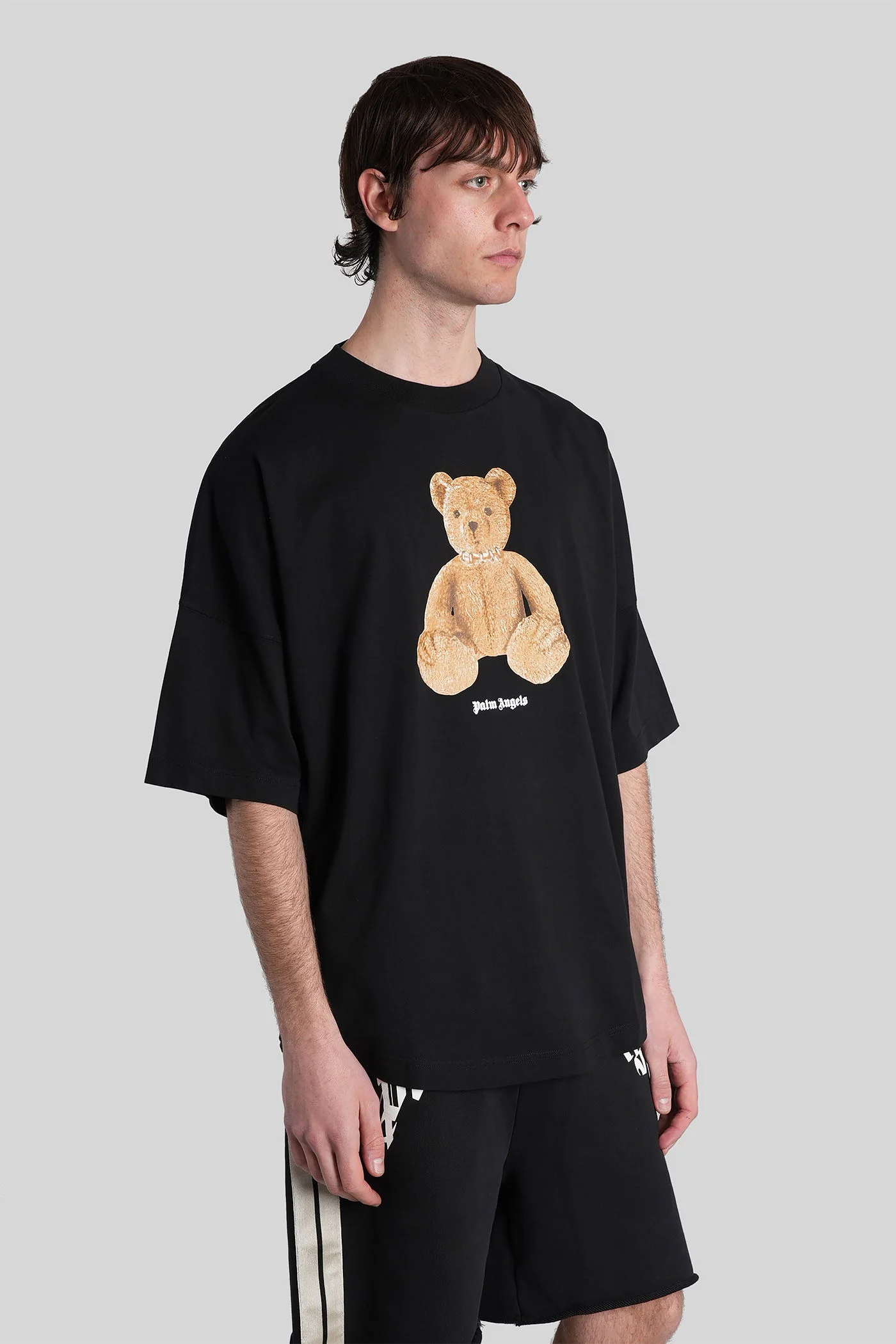 T-Shirt in black cotton - Image 4
