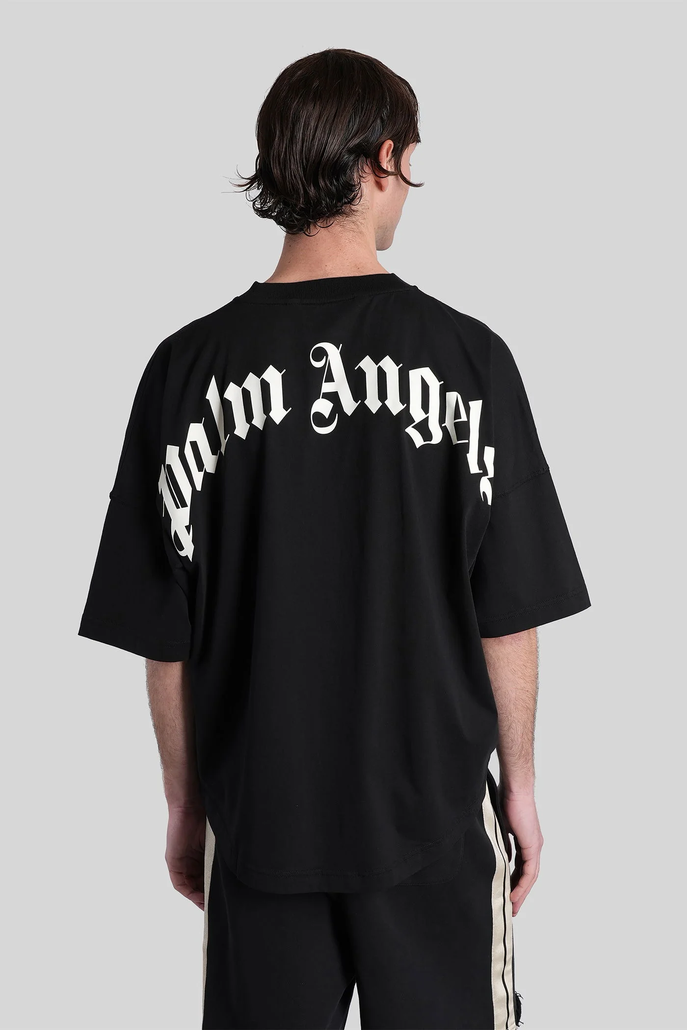 T-Shirt in black cotton - Image 3