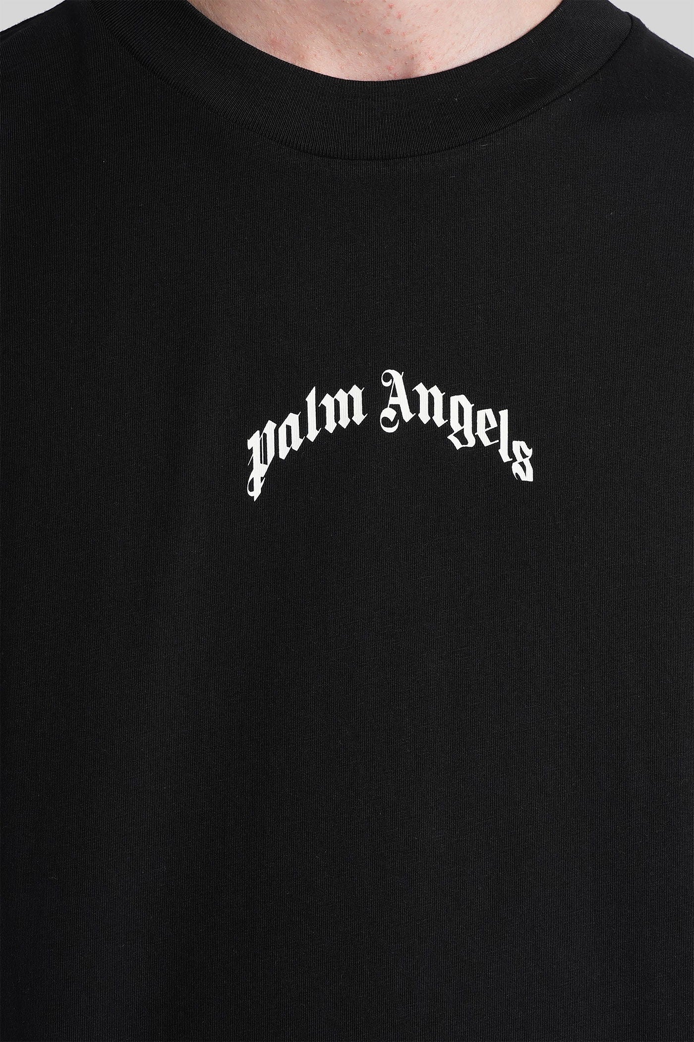 T-Shirt in black cotton - Image 5