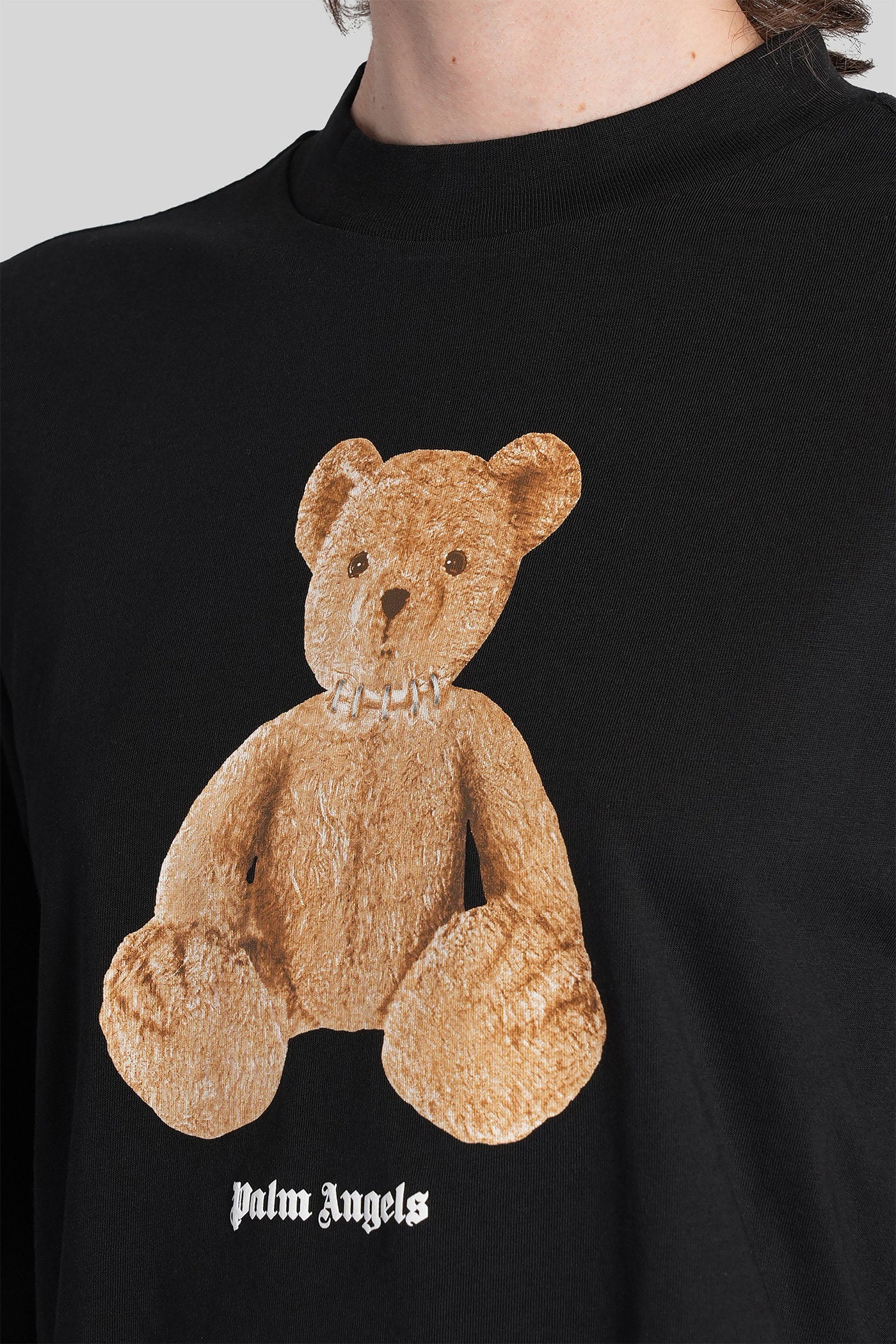 T-Shirt in black cotton - Image 5