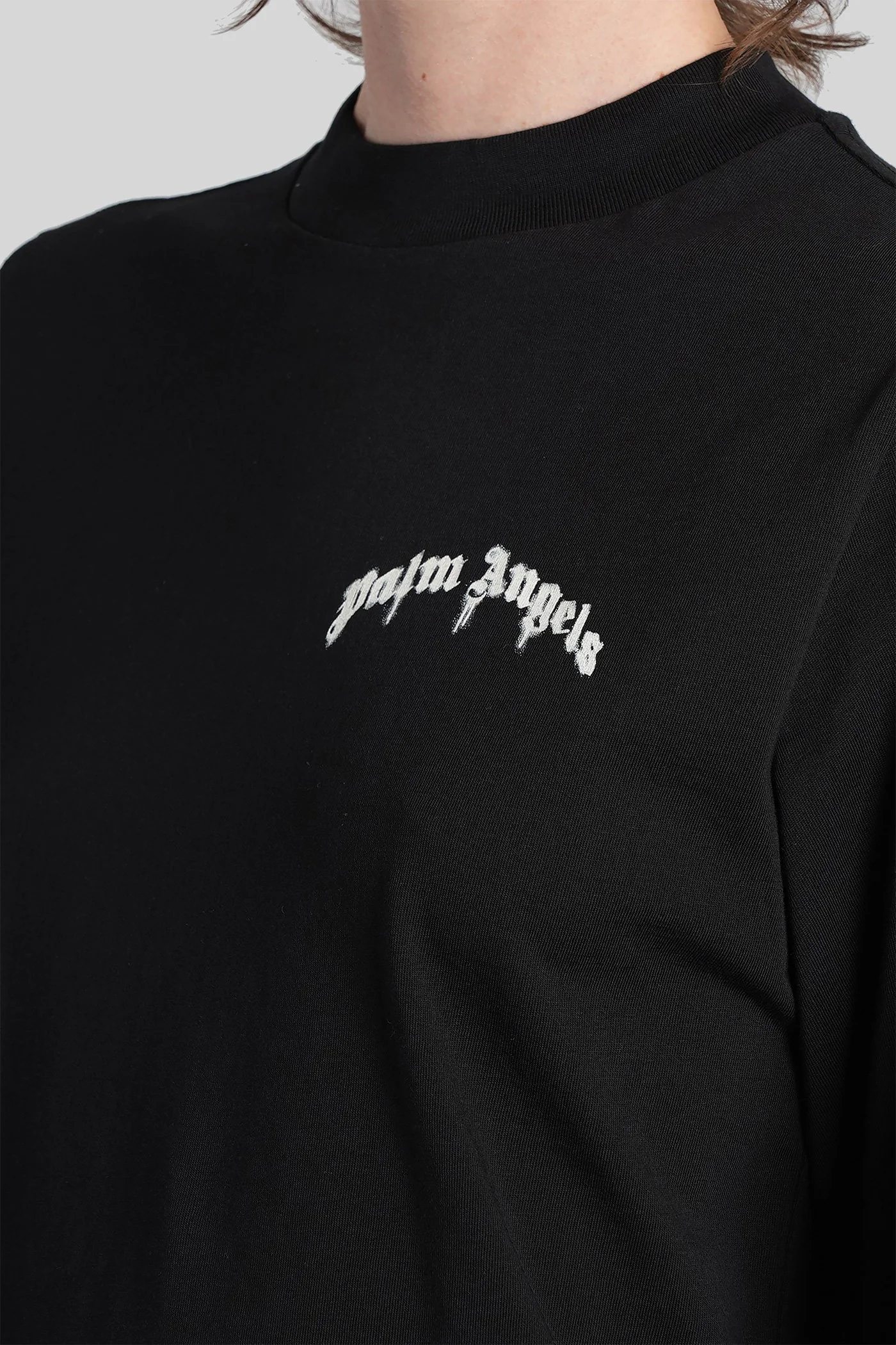 T-Shirt in black cotton - Image 5