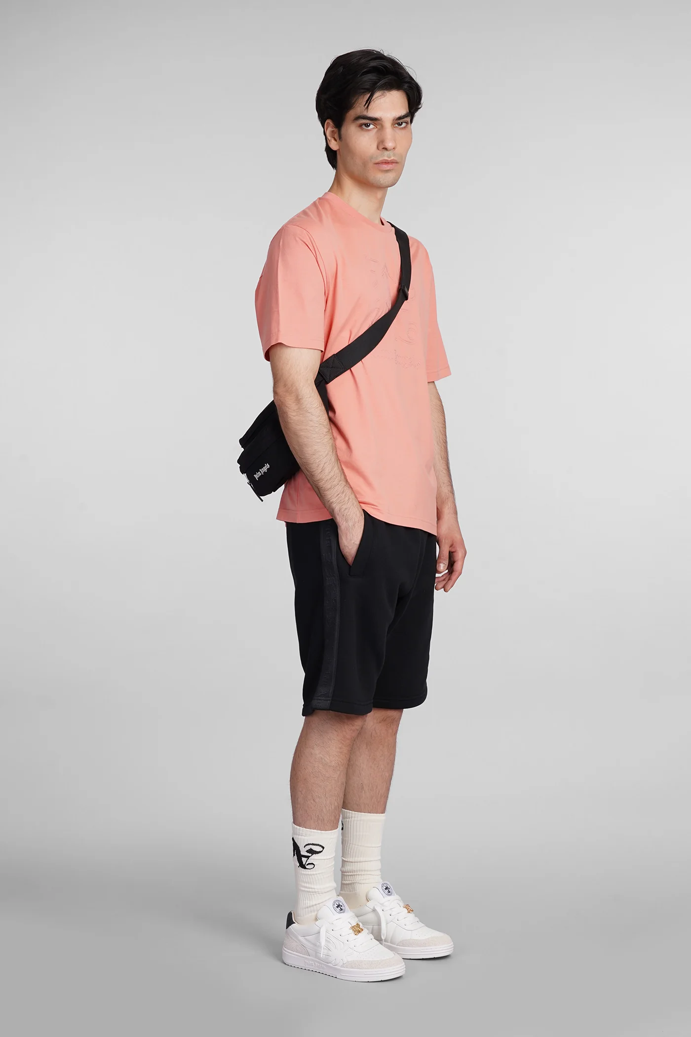 T-Shirt in rose-pink cotton - Image 2