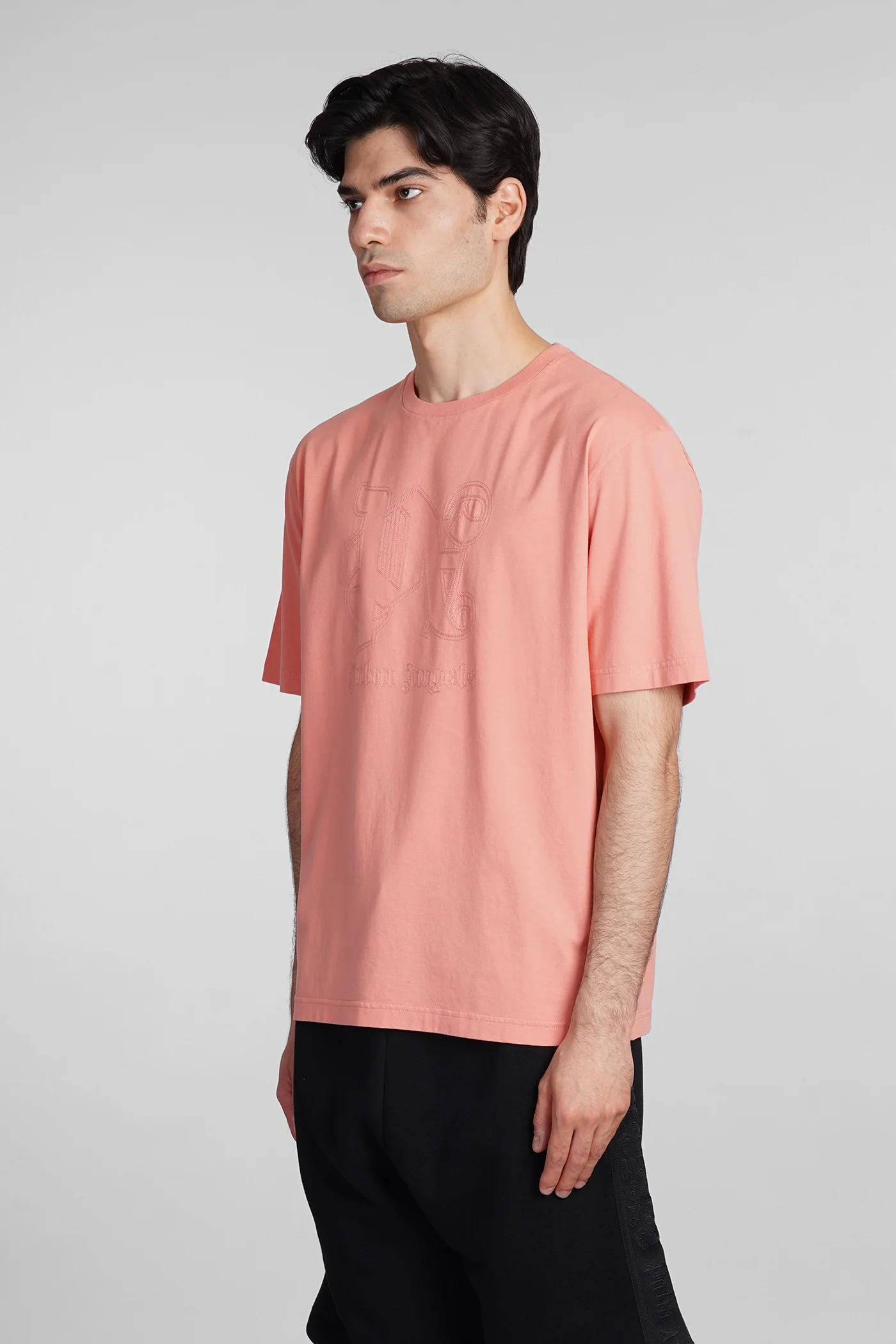 T-Shirt in rose-pink cotton - Image 4