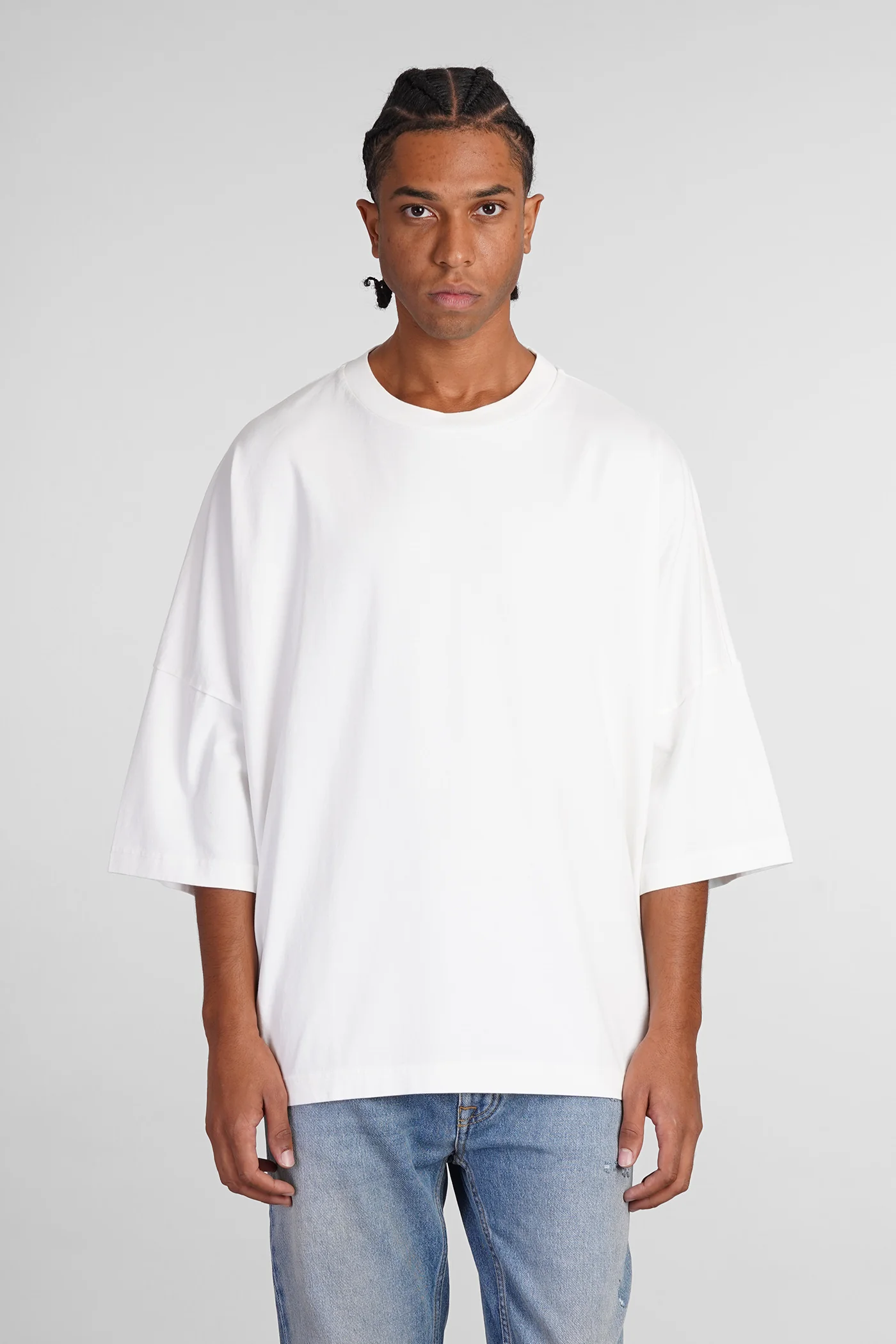 T-Shirt in white chiffon