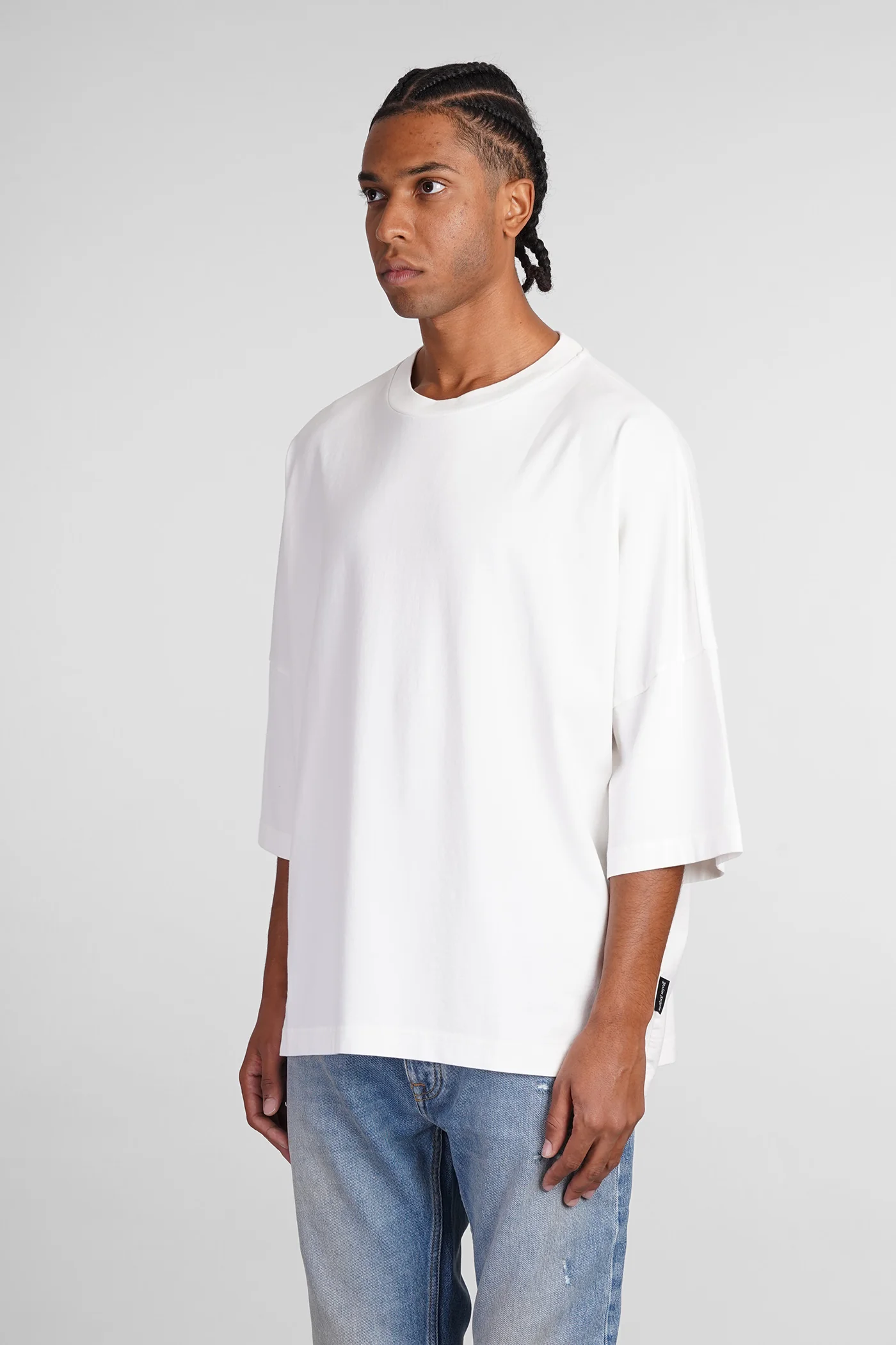 T-Shirt in white chiffon - Image 4