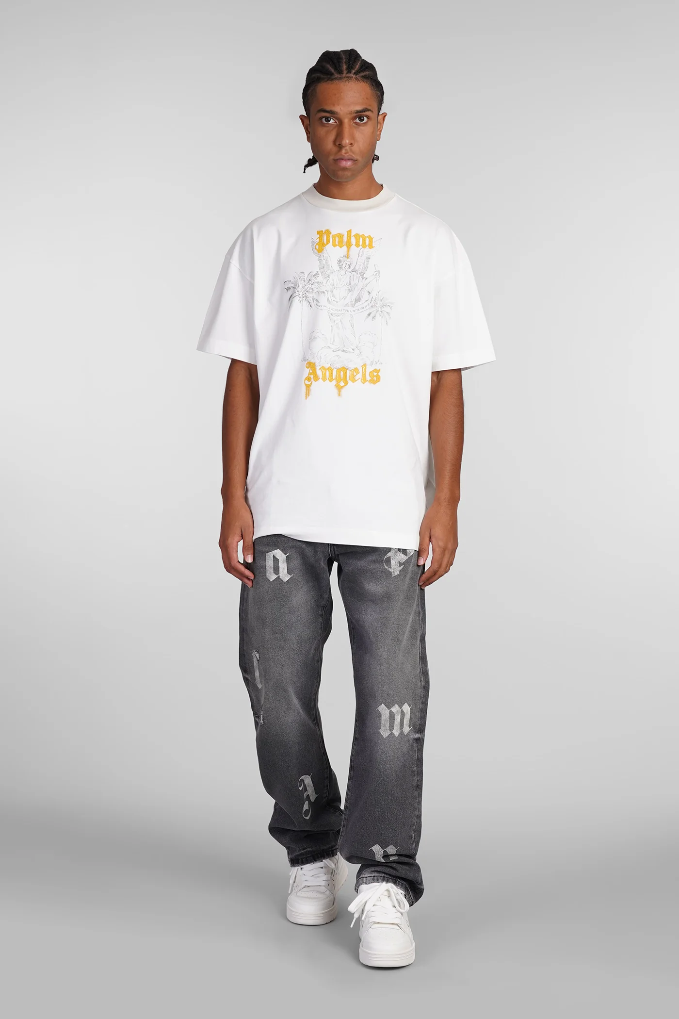 T-Shirt in white cotton - Image 2