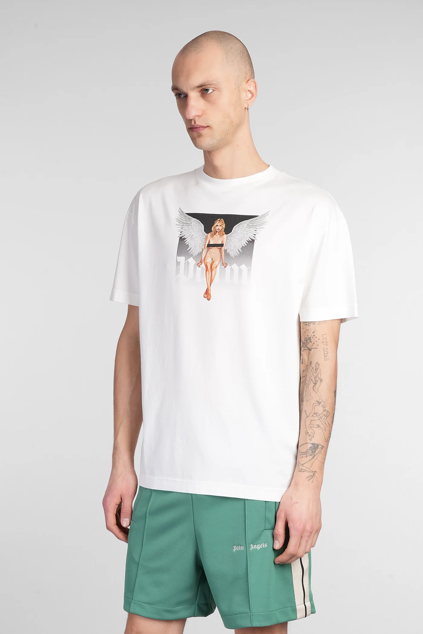 T-Shirt in white cotton - Image 4