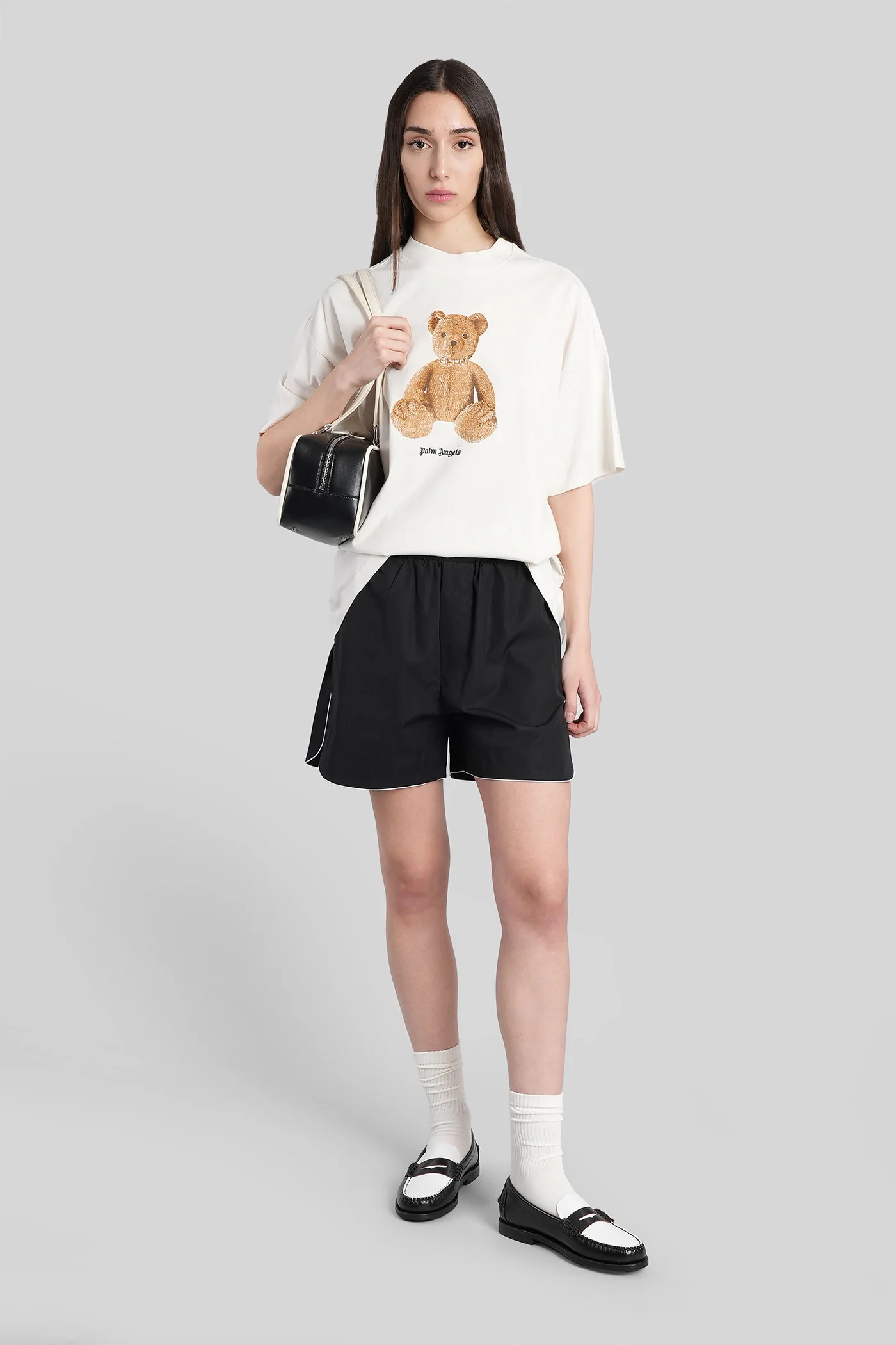 T-Shirt in white cotton - Image 2