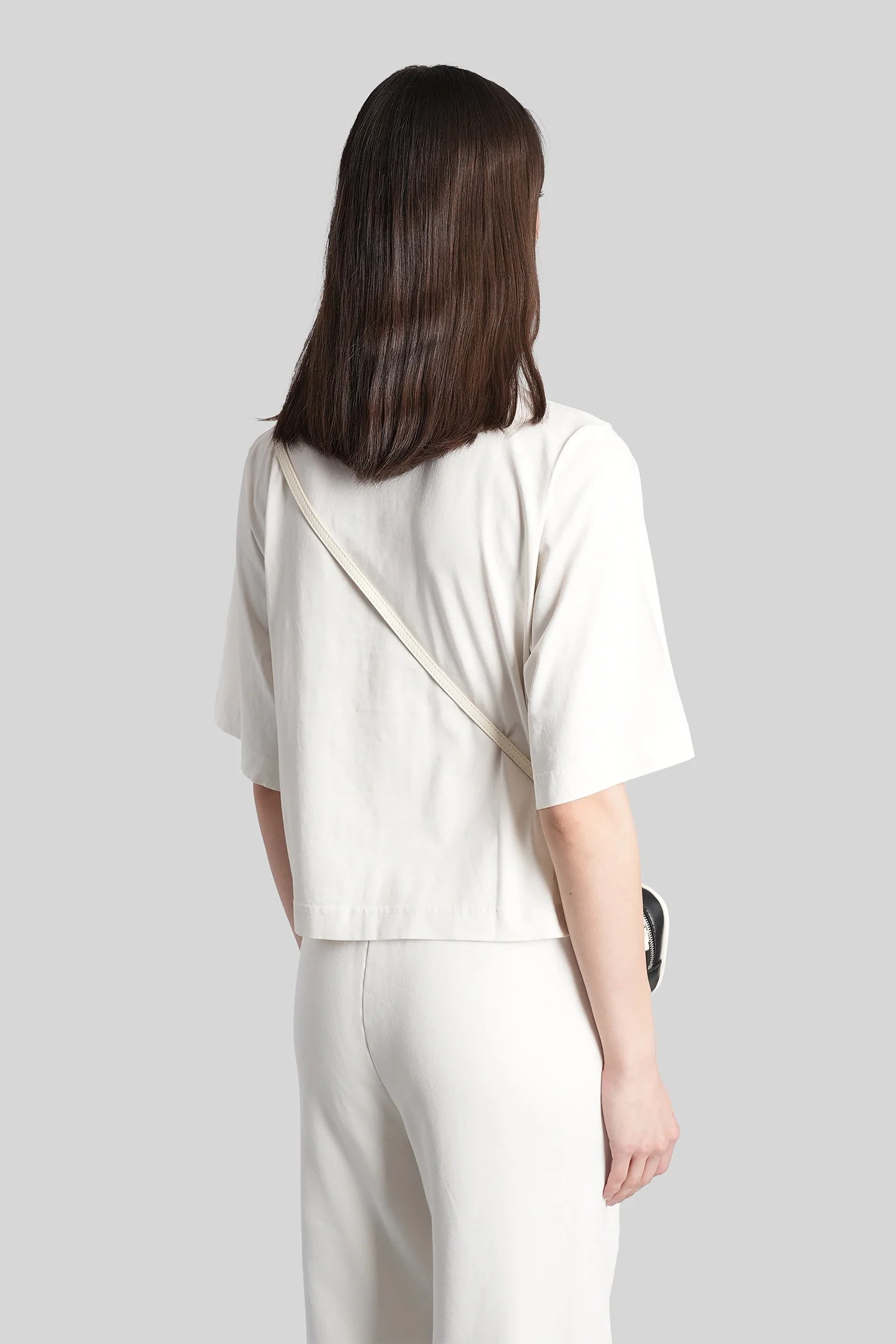 T-Shirt in white cotton - Image 3