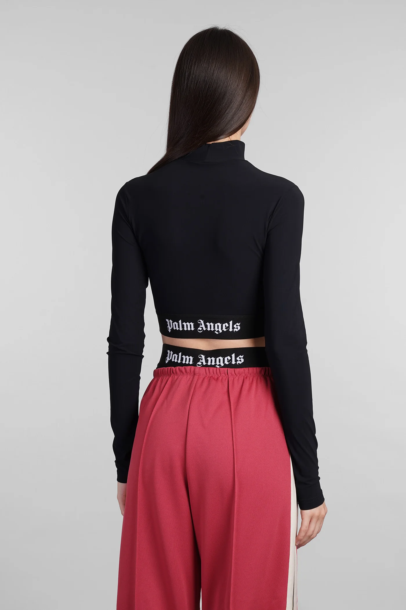 Topwear in black polyamide - Image 3