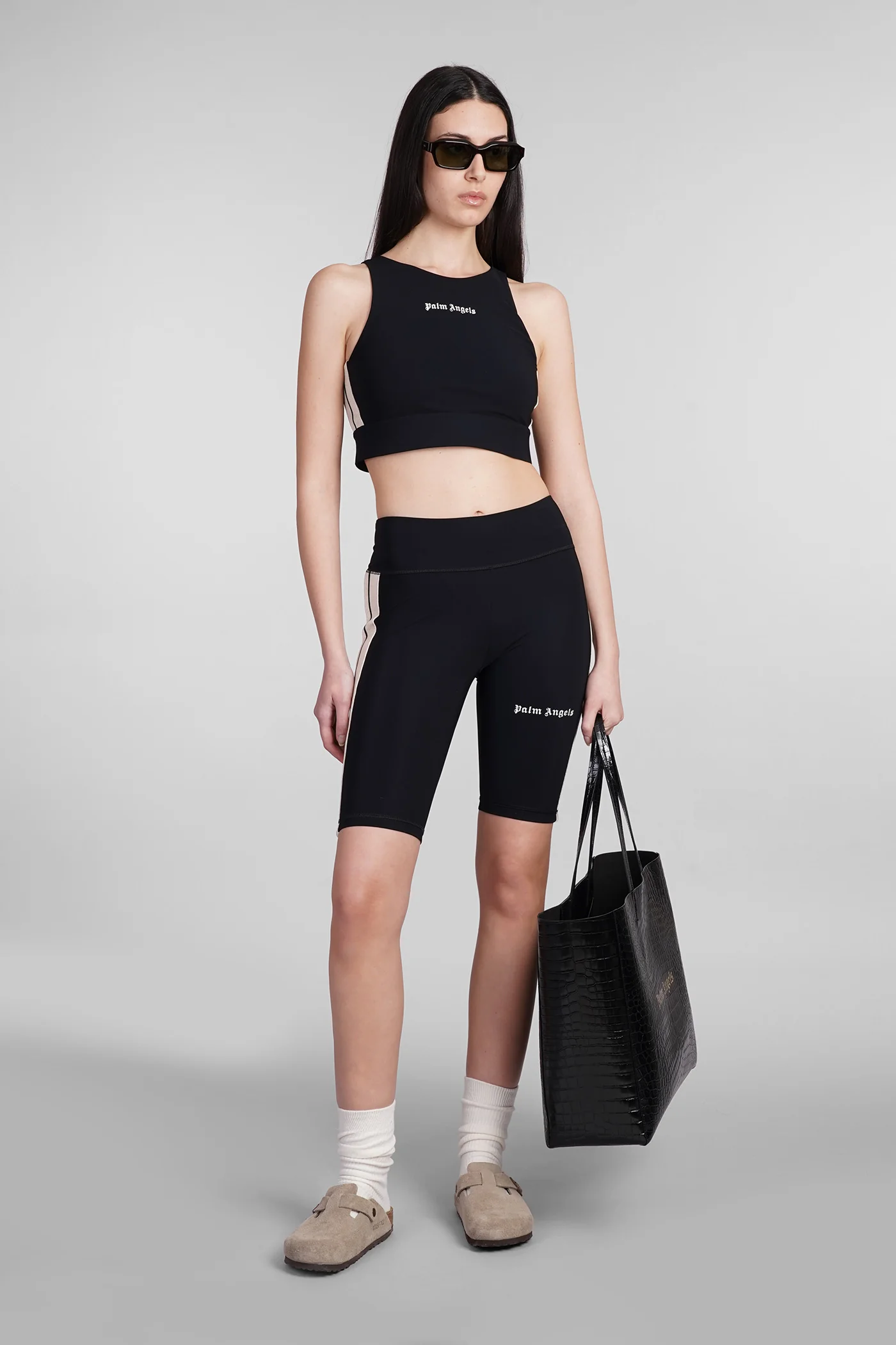 Topwear in black polyamide - Image 2