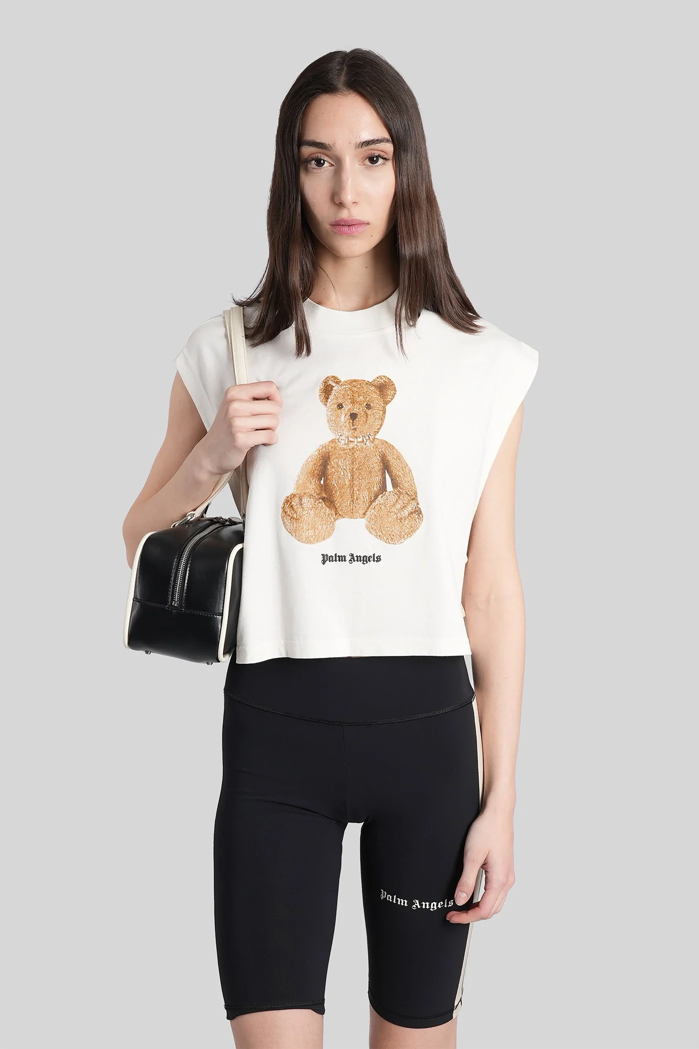 Topwear in white cotton