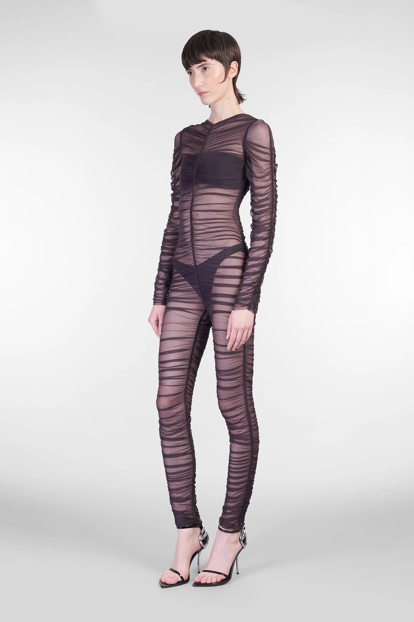 Elais Jumpsuit in Viola viscose - Image 4
