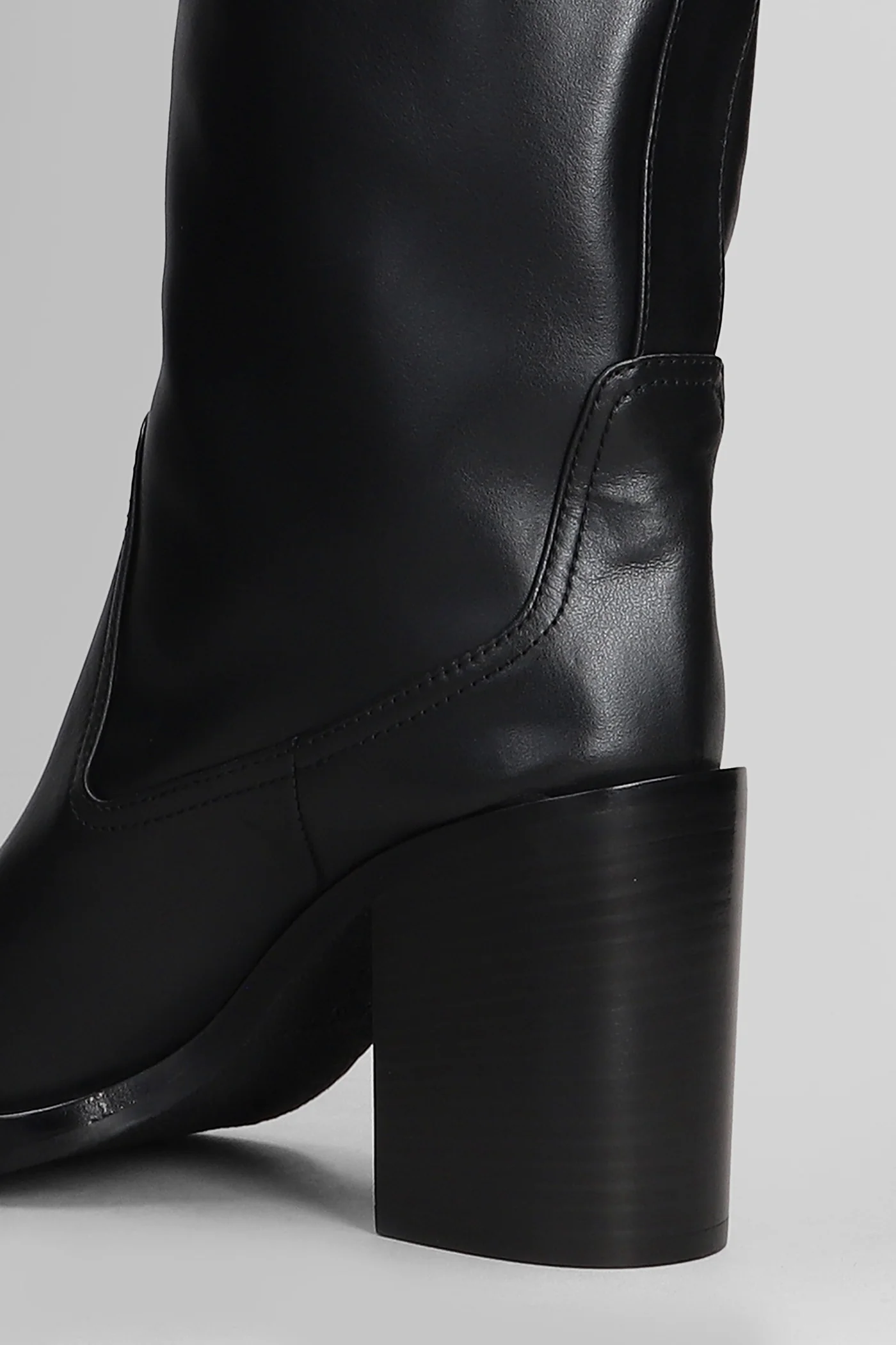 Alexandra Boot High heels boots in black leather - Image 5